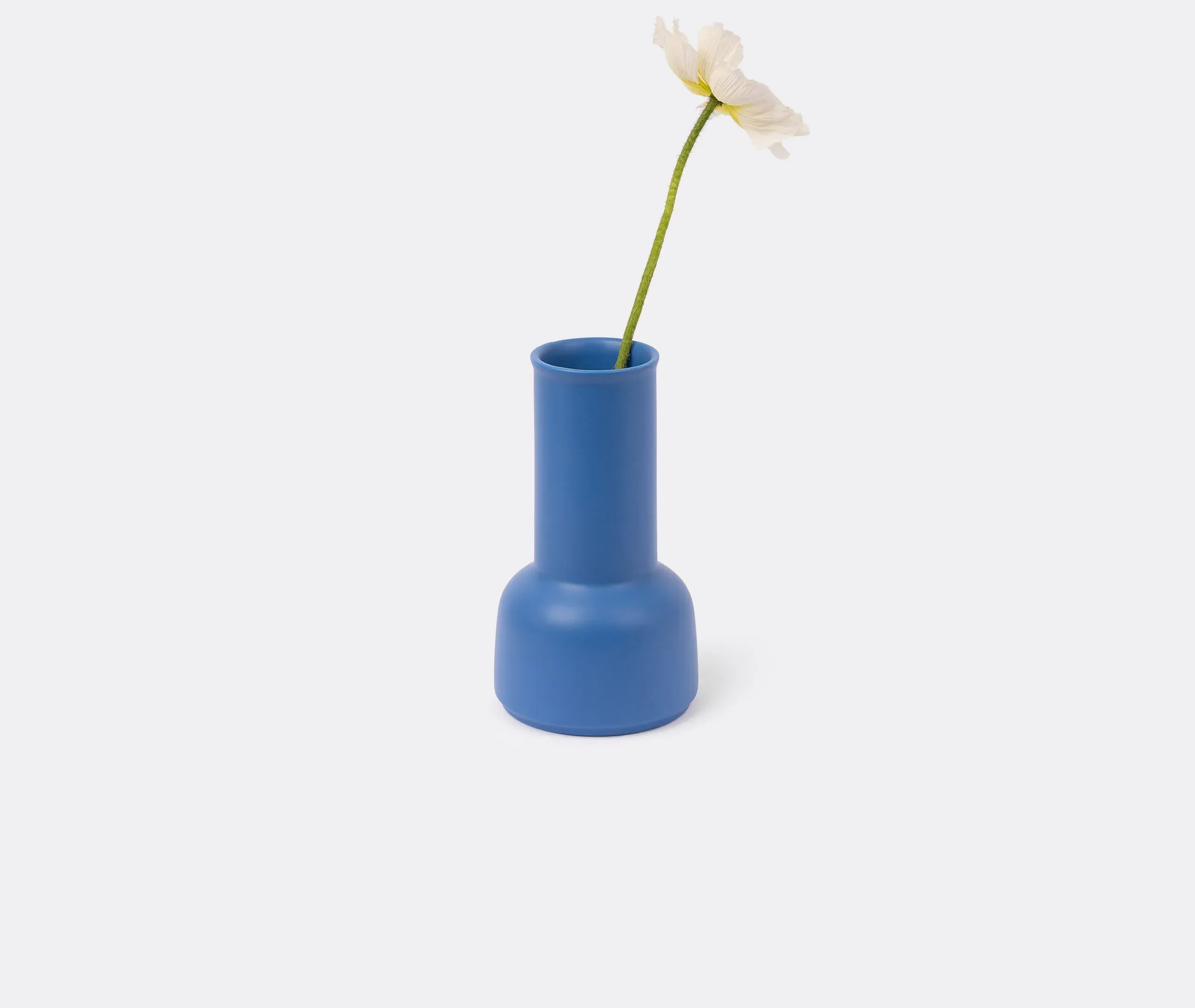 Omar Carafe - Blue, Glazed Ceramic