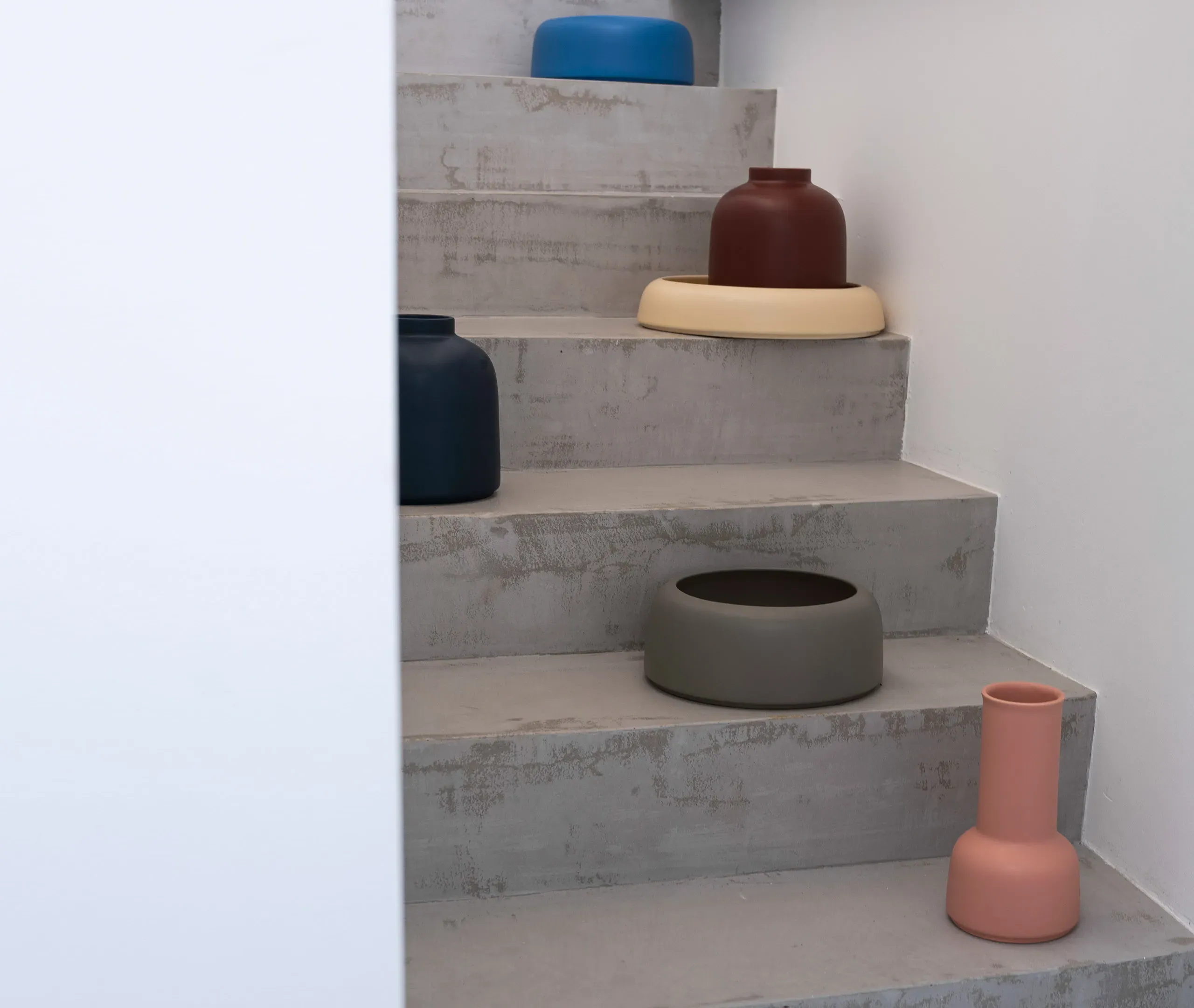 Omar Carafe - Pink, Glazed Ceramic