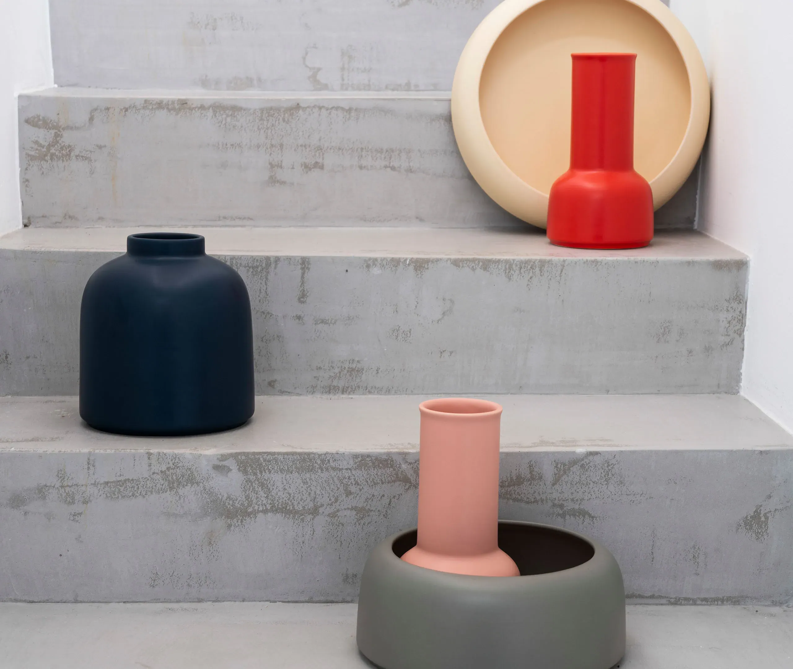 Omar Vase - Blue, Ceramic