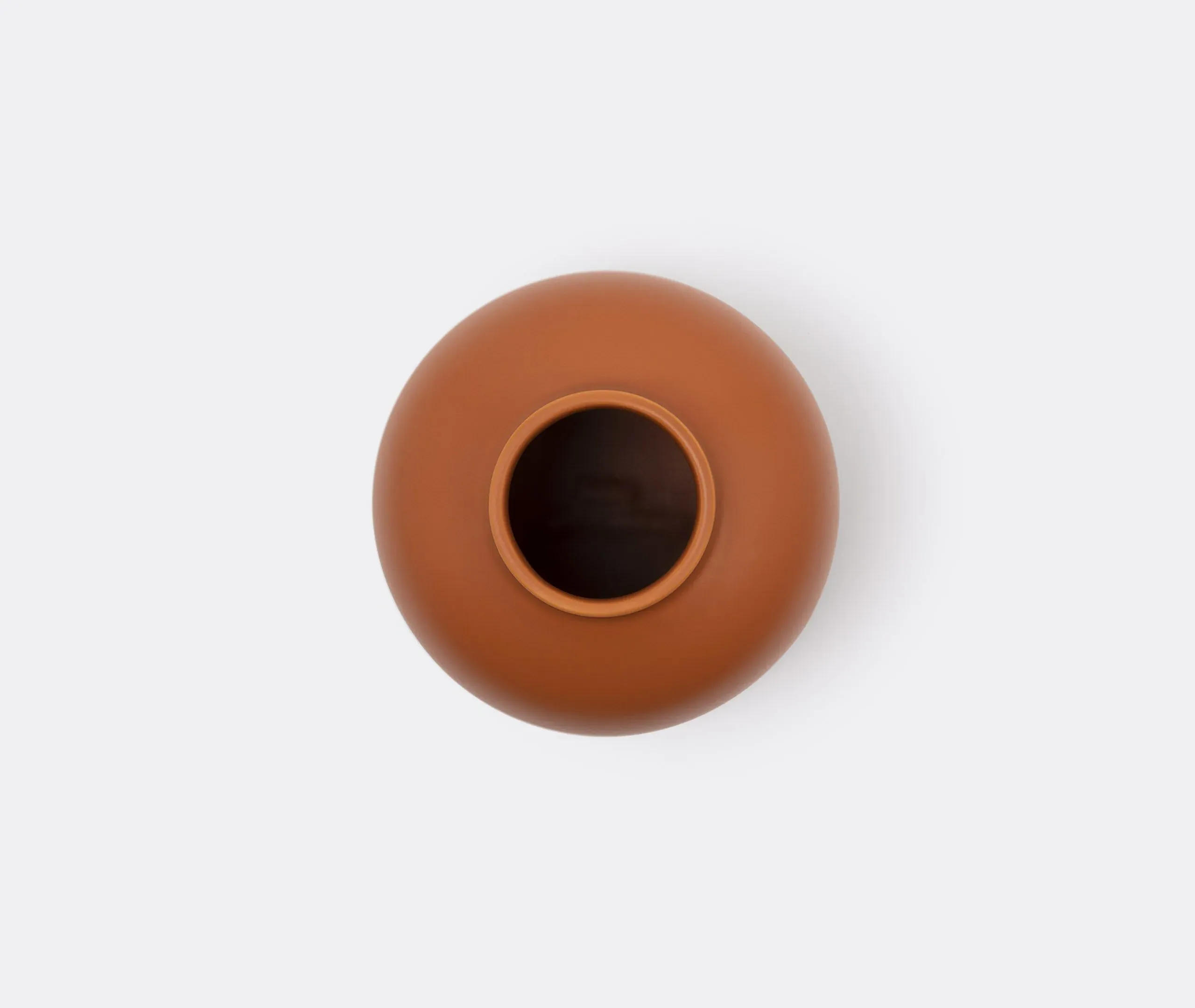 Omar Vase - Cinnamon, Glazed Ceramic
