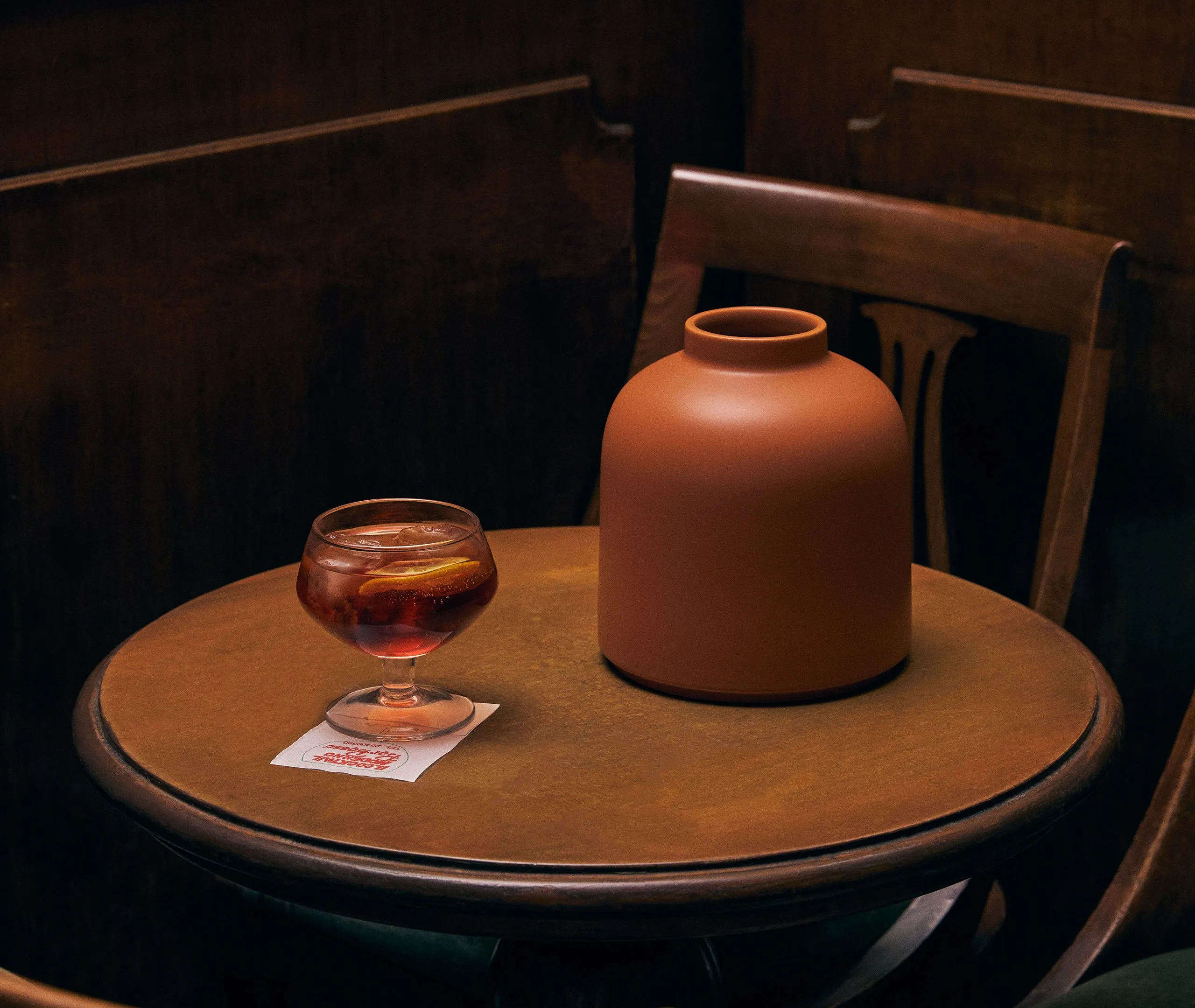 Omar Vase - Cinnamon, Glazed Ceramic
