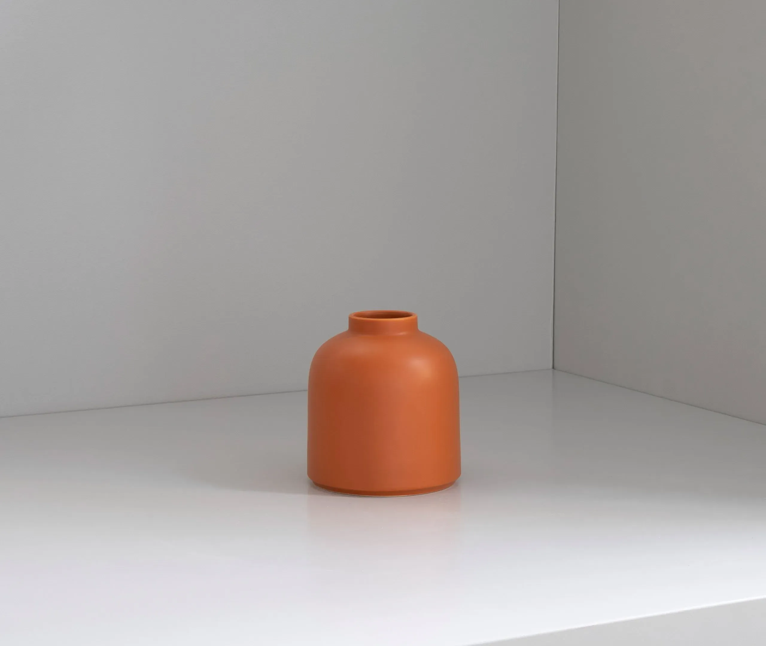 Omar Vase - Cinnamon, Glazed Ceramic