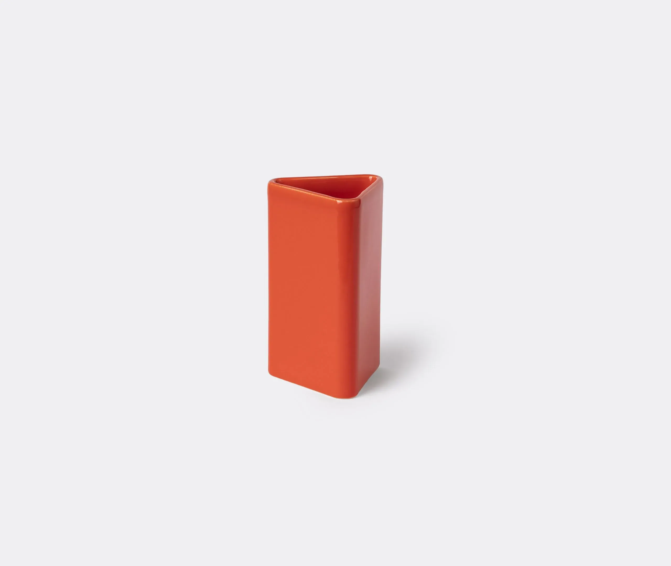 Small Diamond Vase - Red, Ceramic