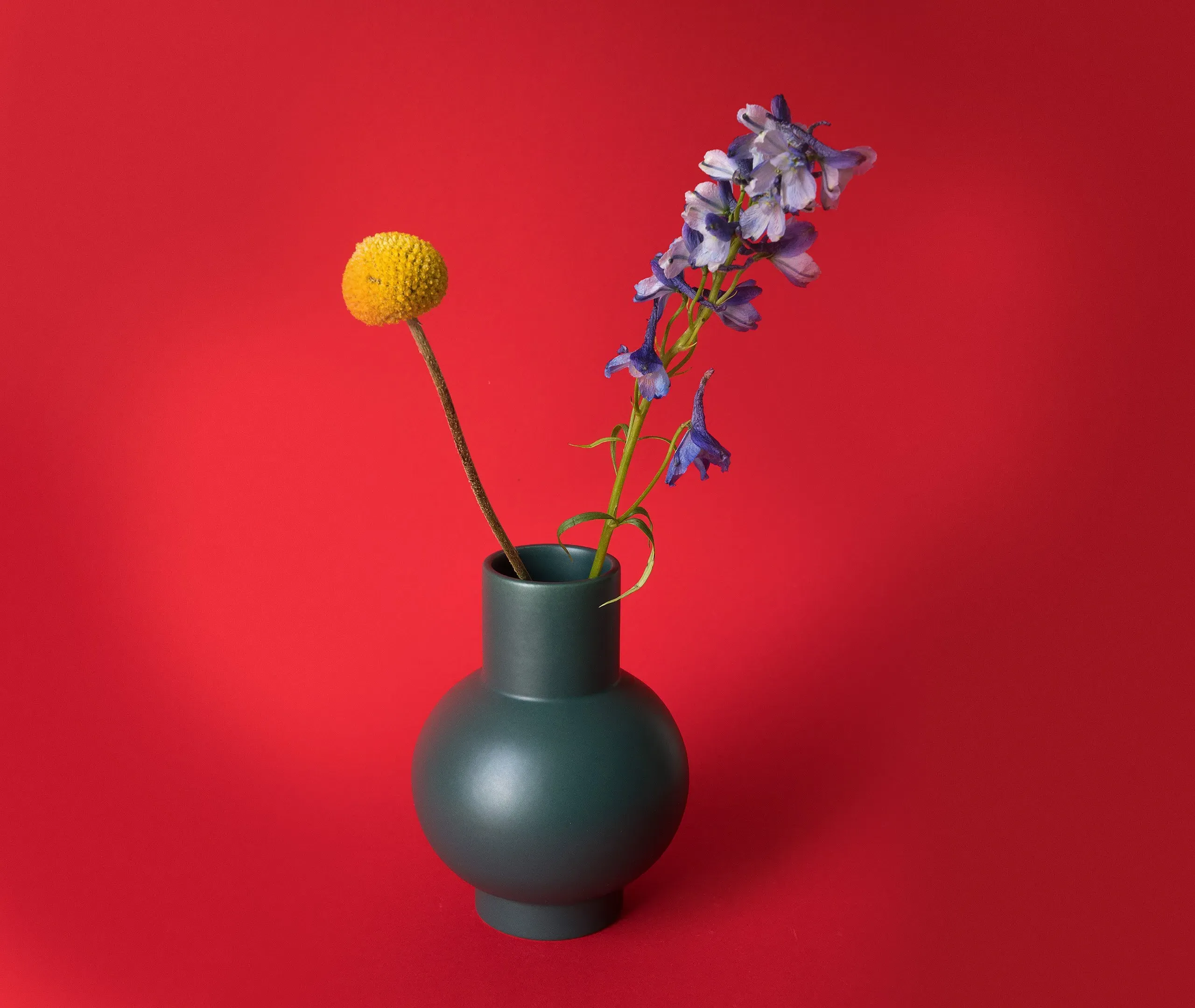 Strøm Large Vase - Green Gables, Faience