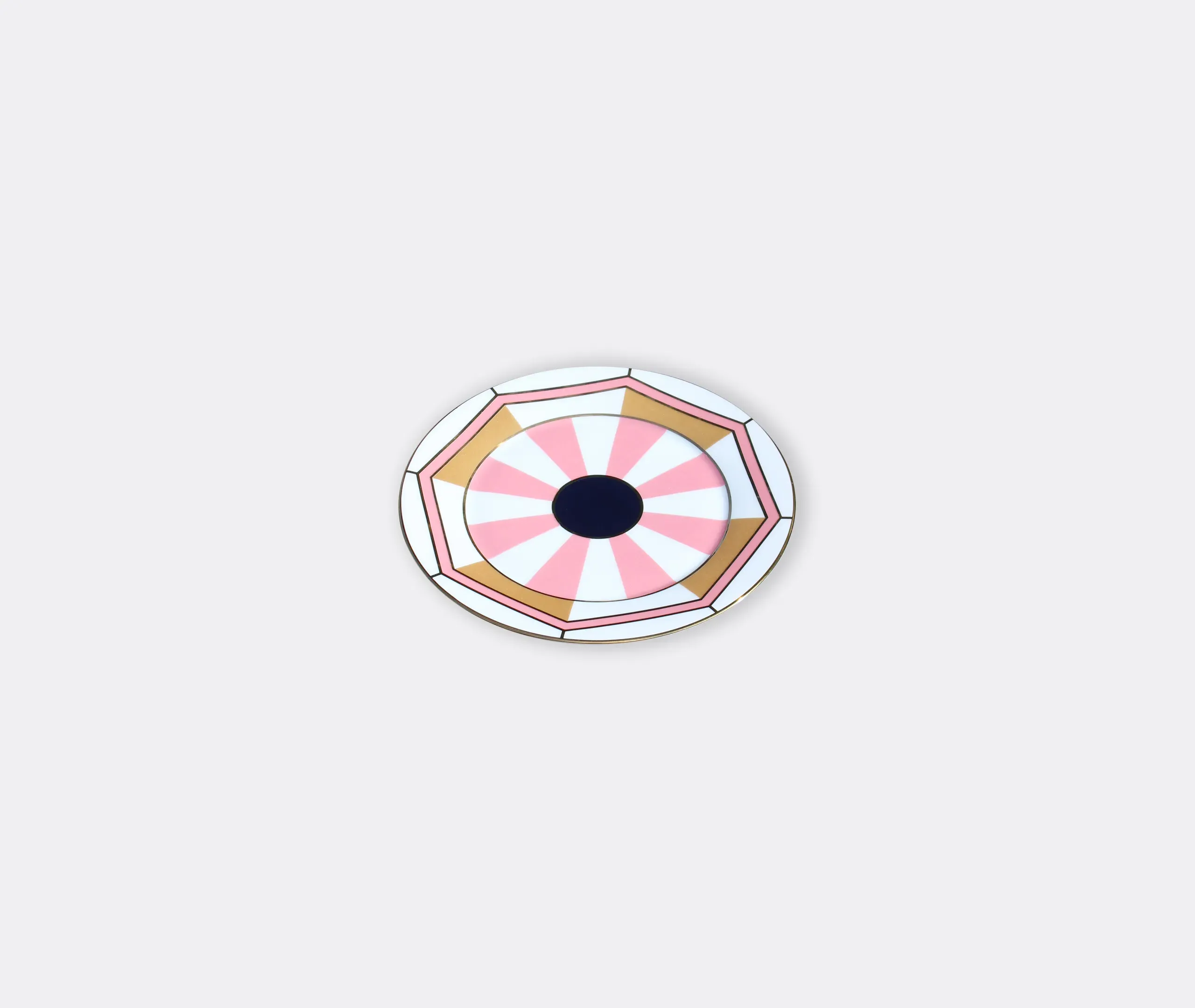 Alvares Bread Plate Set of Two - Multicolor, Porcelain alternate view