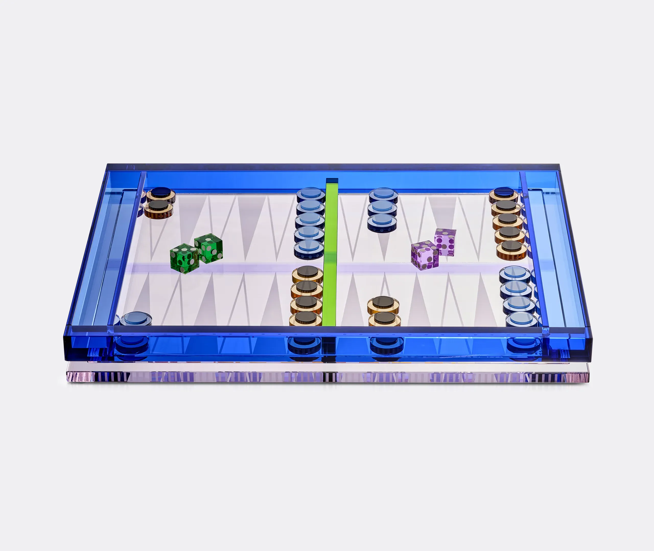 Brilliant Backgammon Set - Multicolor, Crystal product