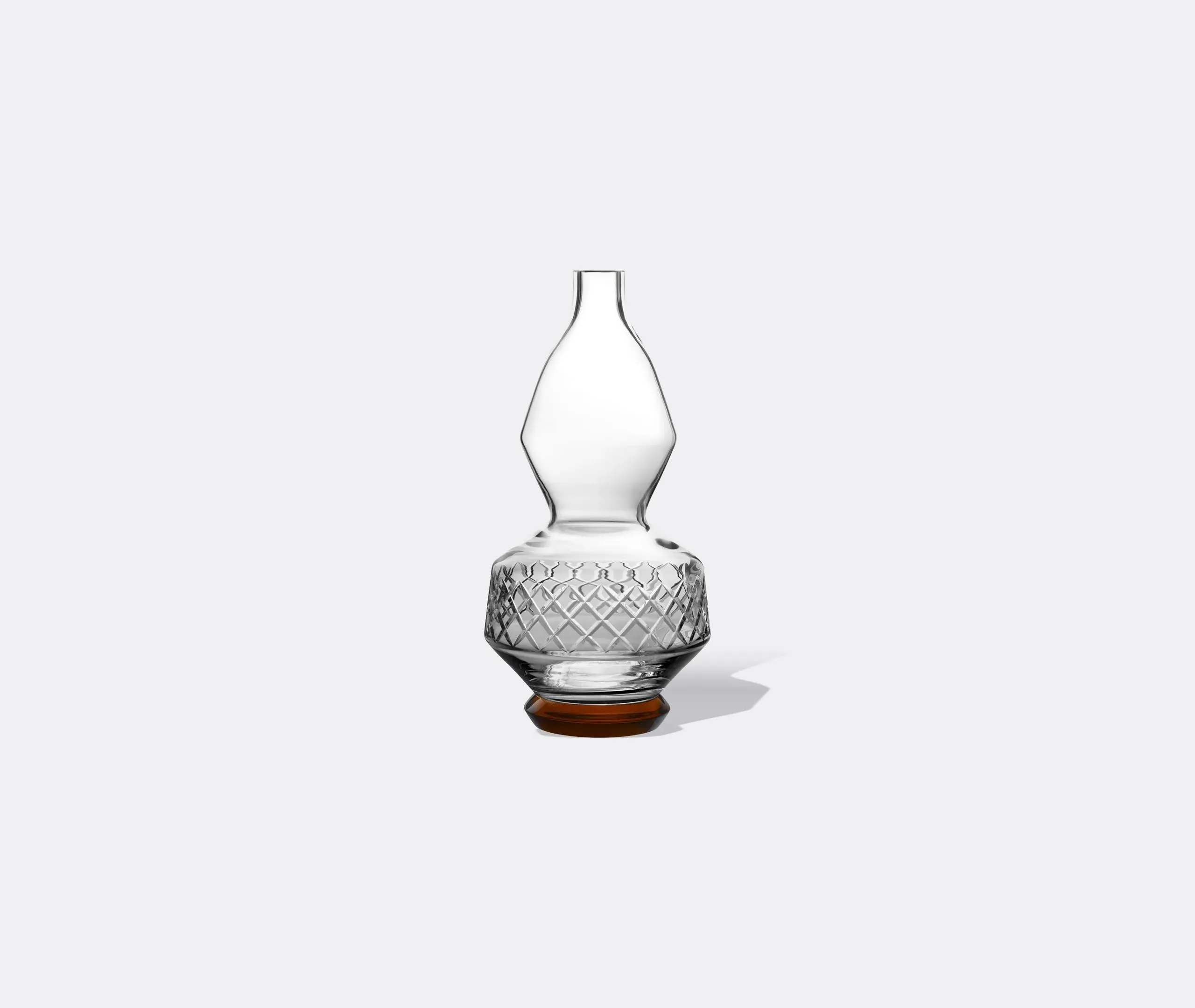 Crystal Decanter with Cap - Multicolor, Glass image