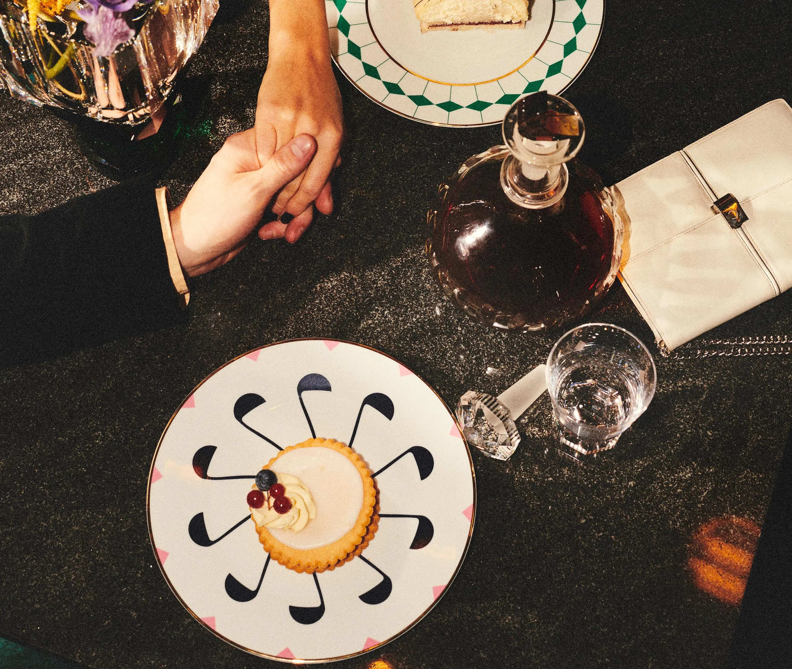 Dessert Plate Set Elvas Design - Multicolor