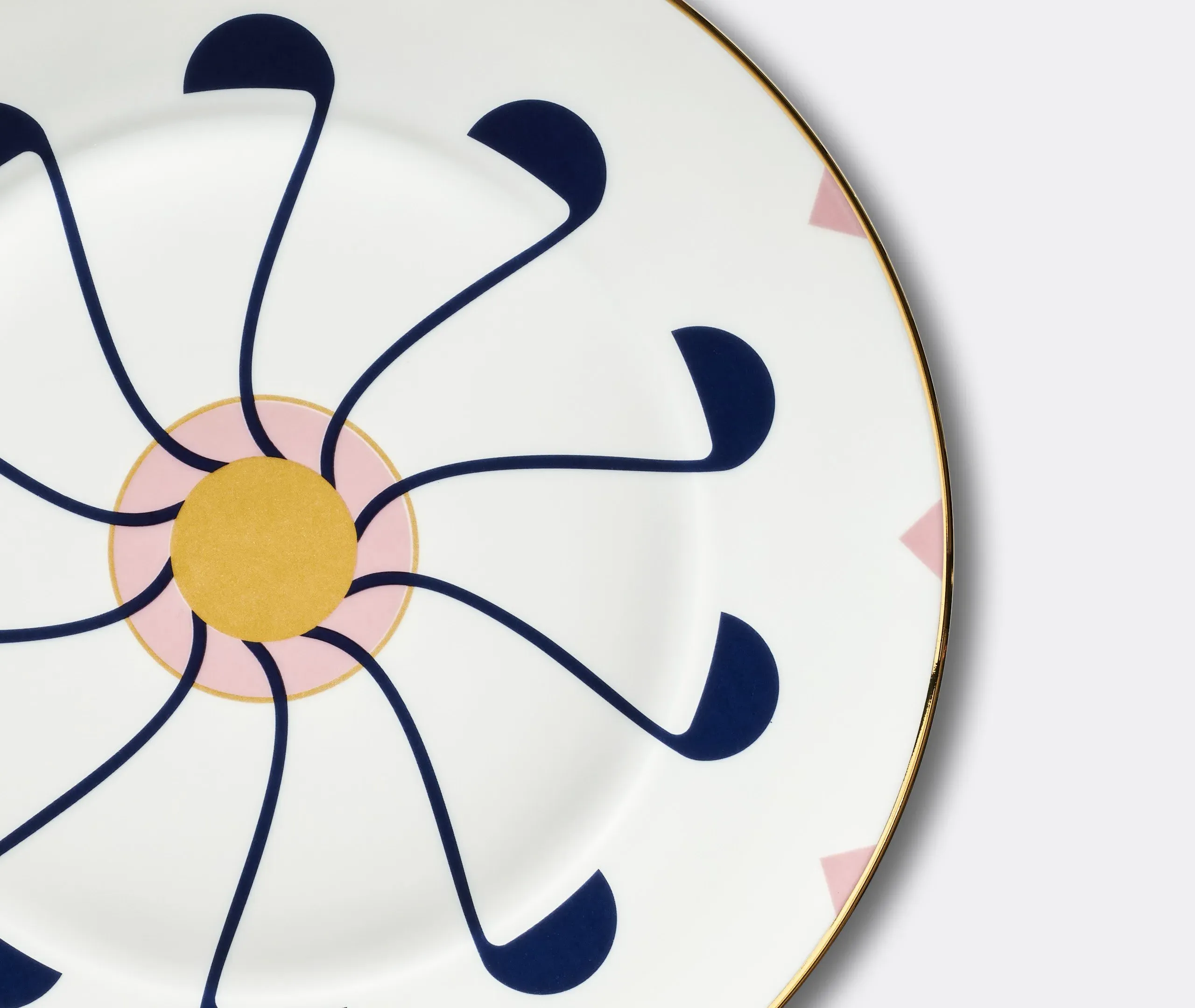 Elvas Dessert Plate Set of Two - Multicolor, Porcelain