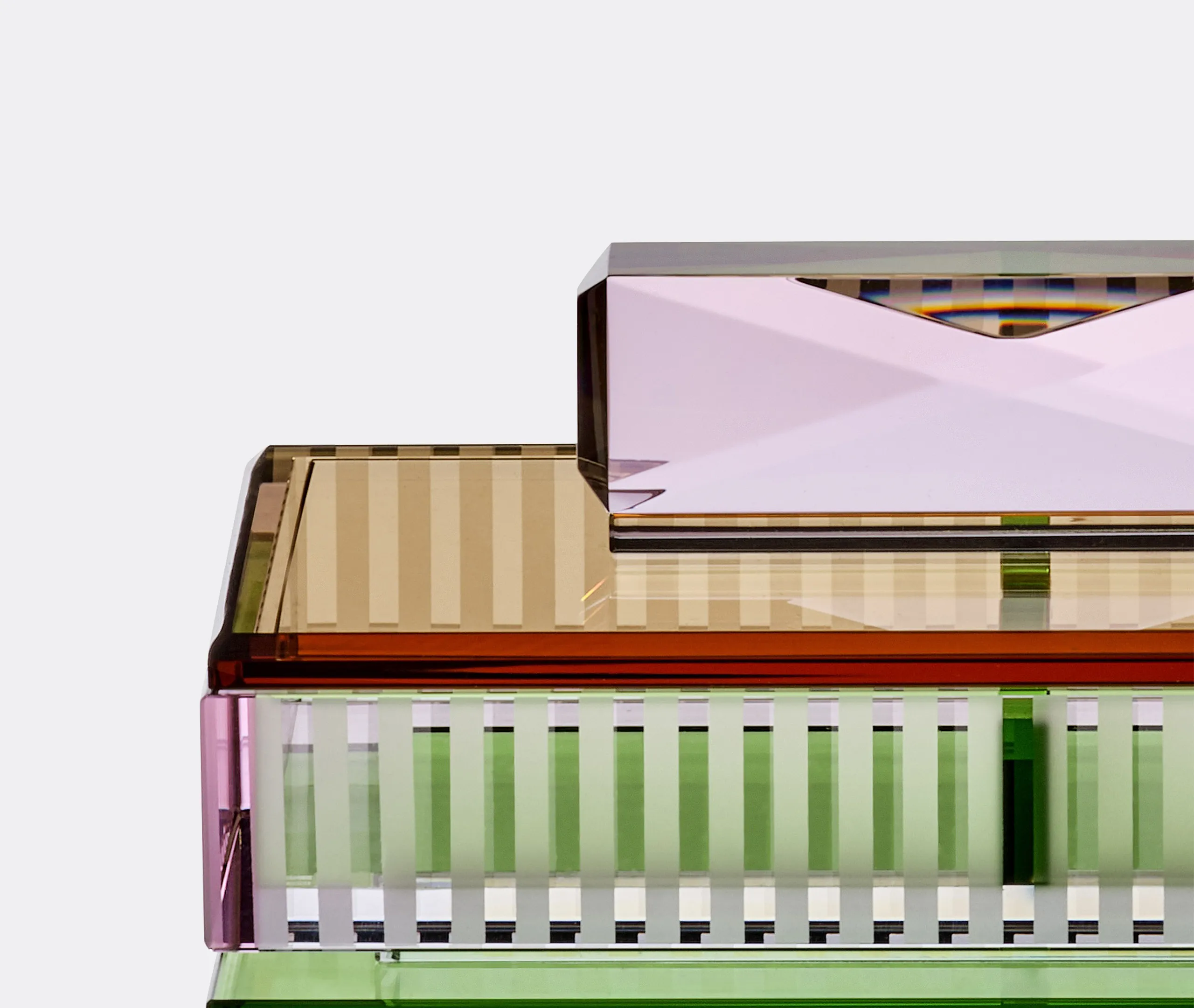Favored Crystal Card Box with 2 Decks of Cards - Multicolor alternate view