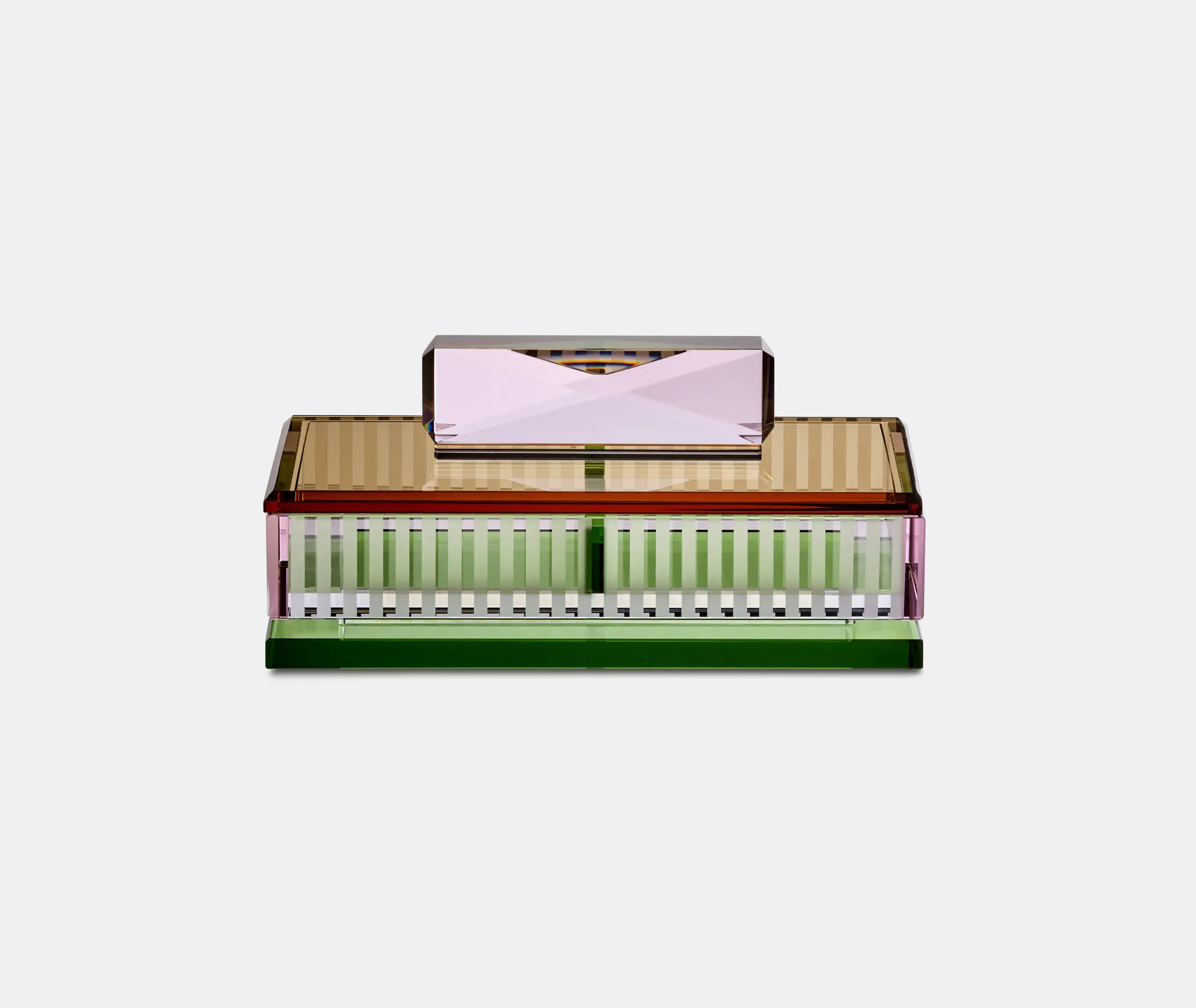 Favored Crystal Card Box with 2 Decks of Cards - Multicolor product