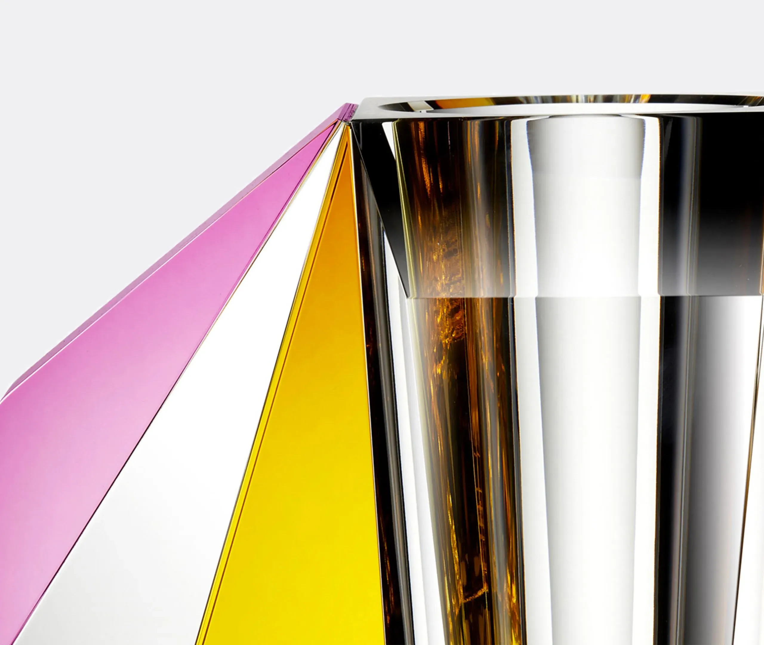 Grand Manhattan Vase - Multicolour, Crystal