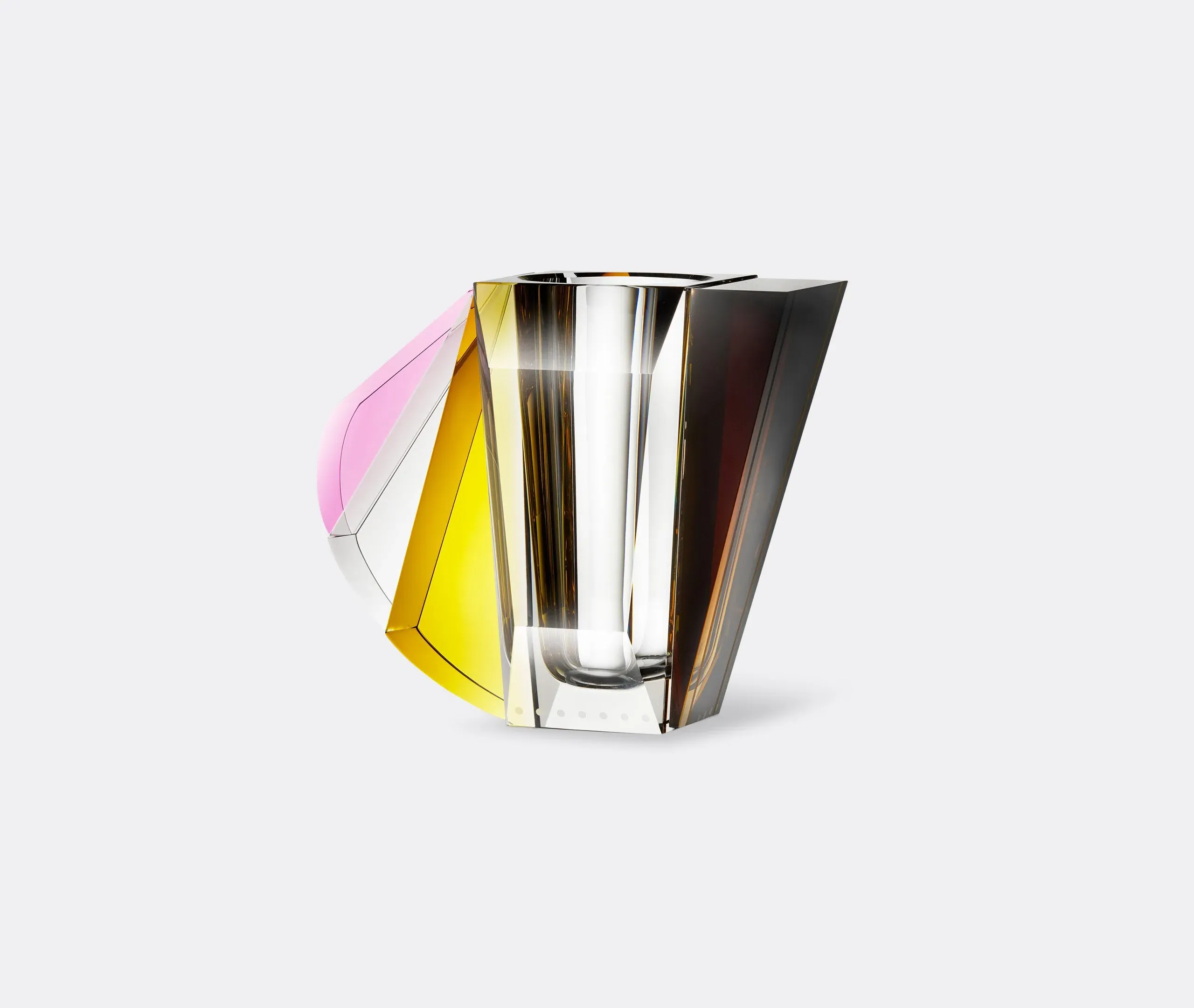 Grand Manhattan Vase - Multicolour, Crystal