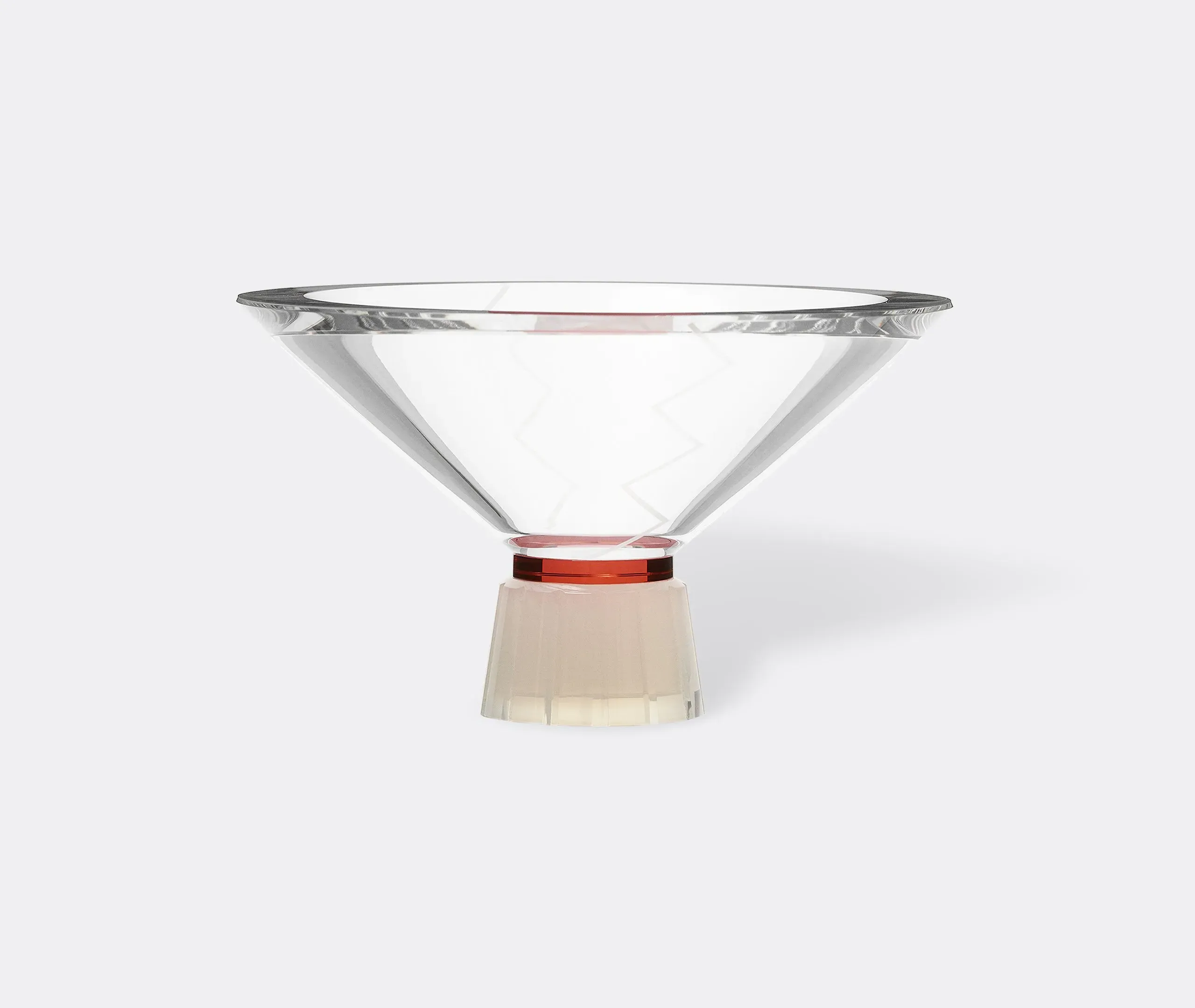 Large Decorative Bowl - White, Crystal image
