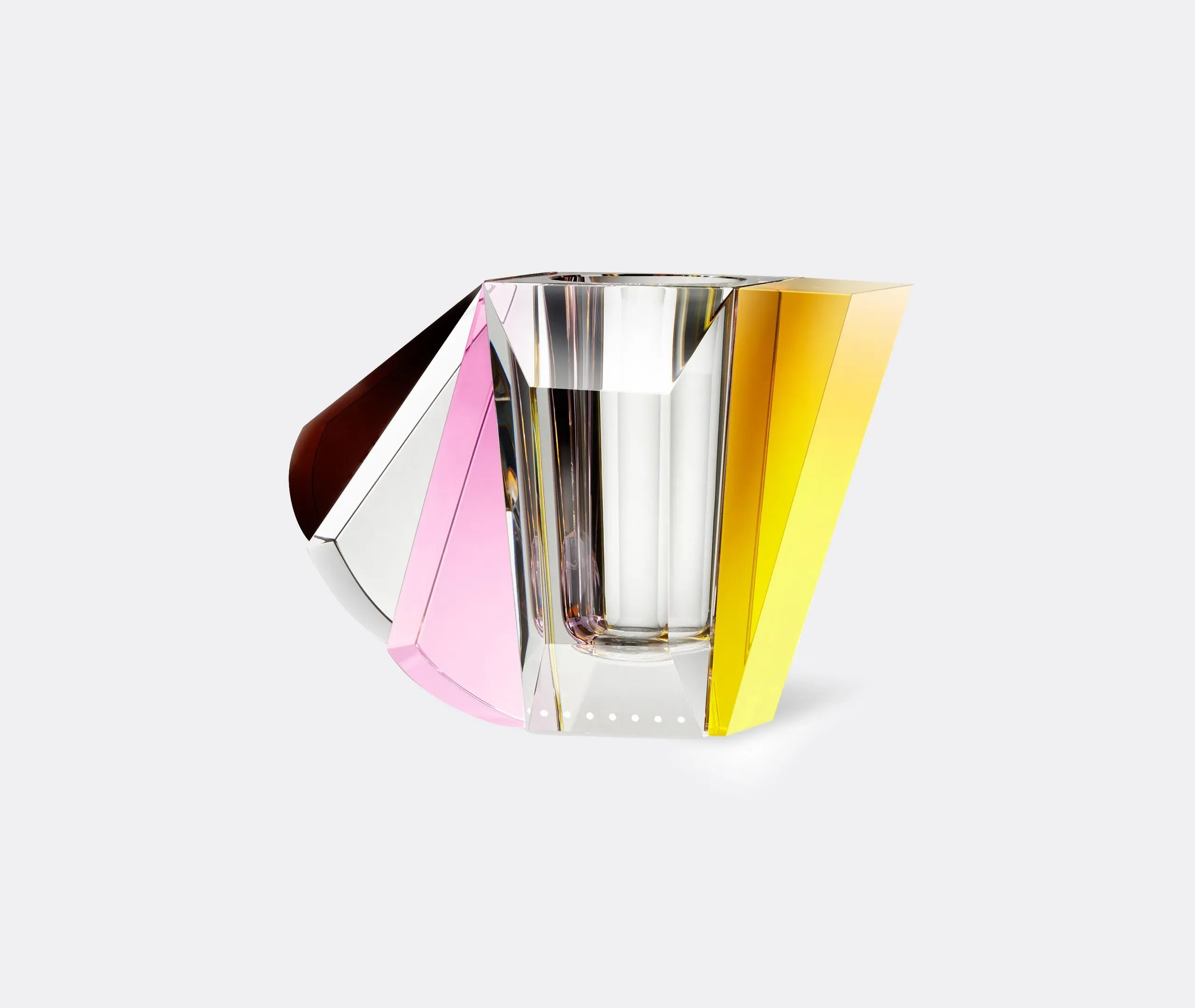 Manhattan Vase - Multicolor, Crystal