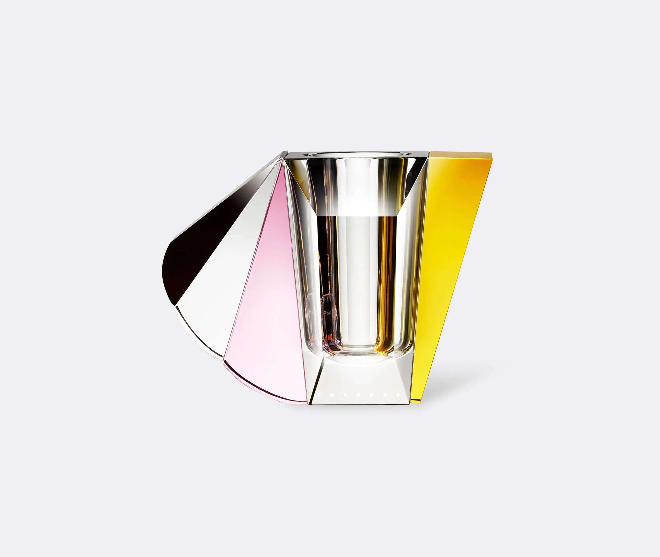 Manhattan Vase - Multicolor, Crystal