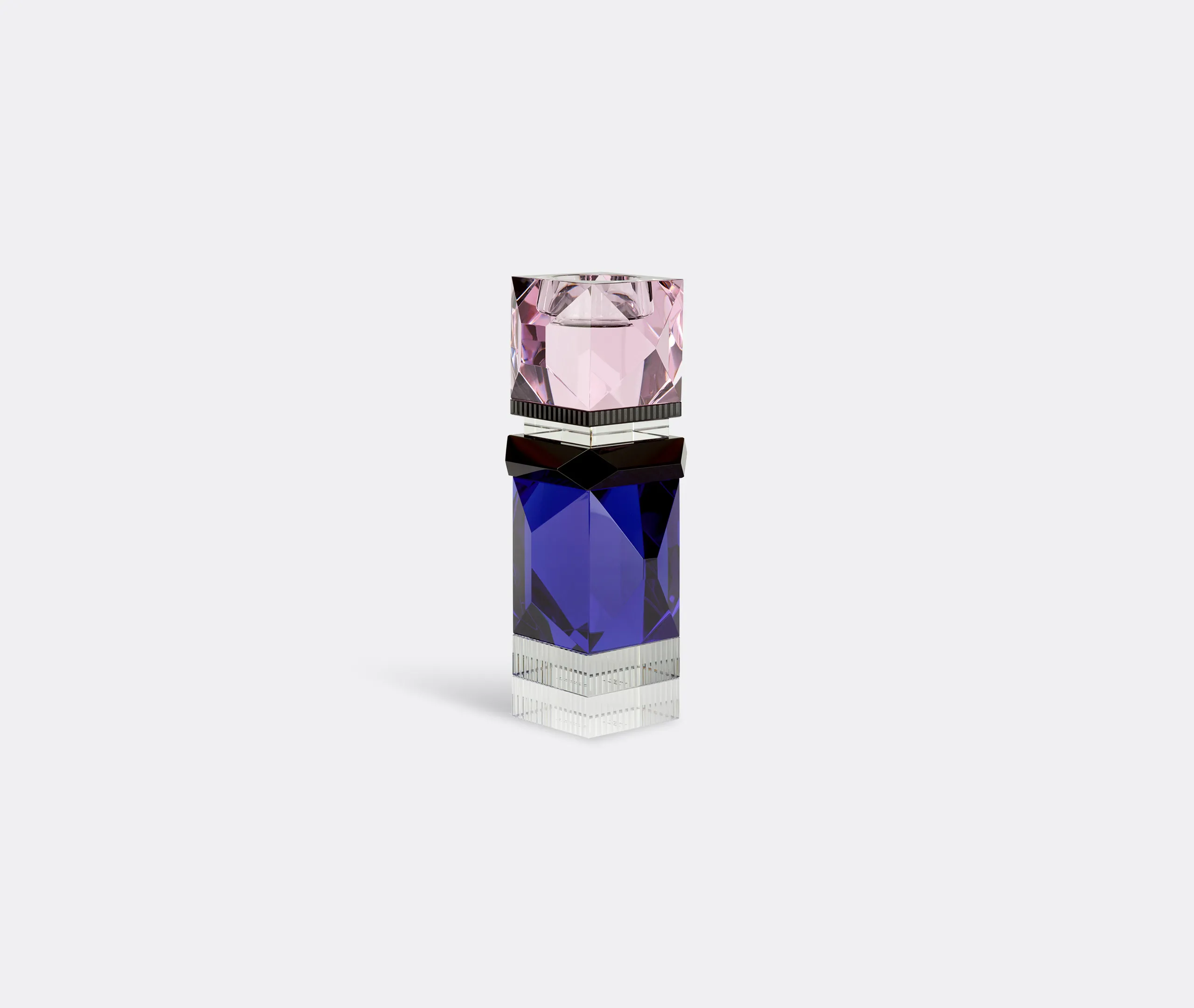Miami Tealight Holder - Rose, Cobalt Crystal product