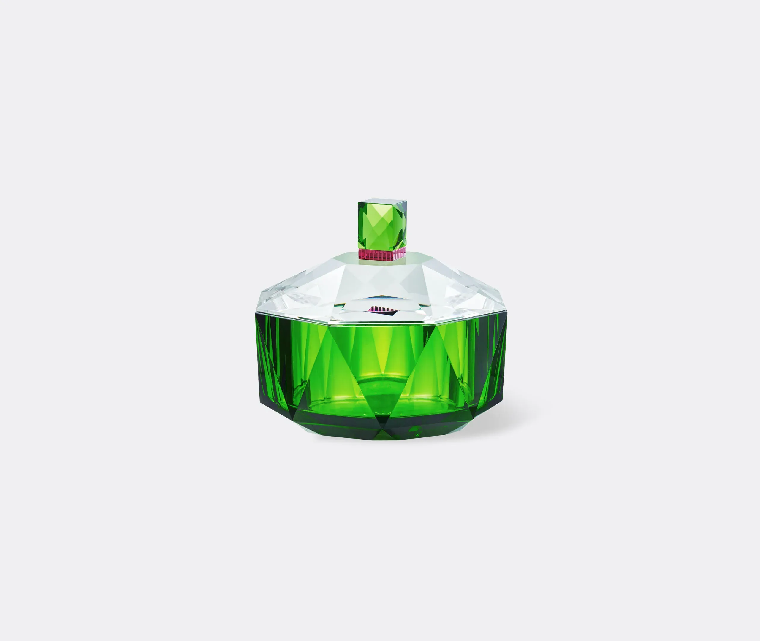 New Haven Round Basin - Green, Crystal product