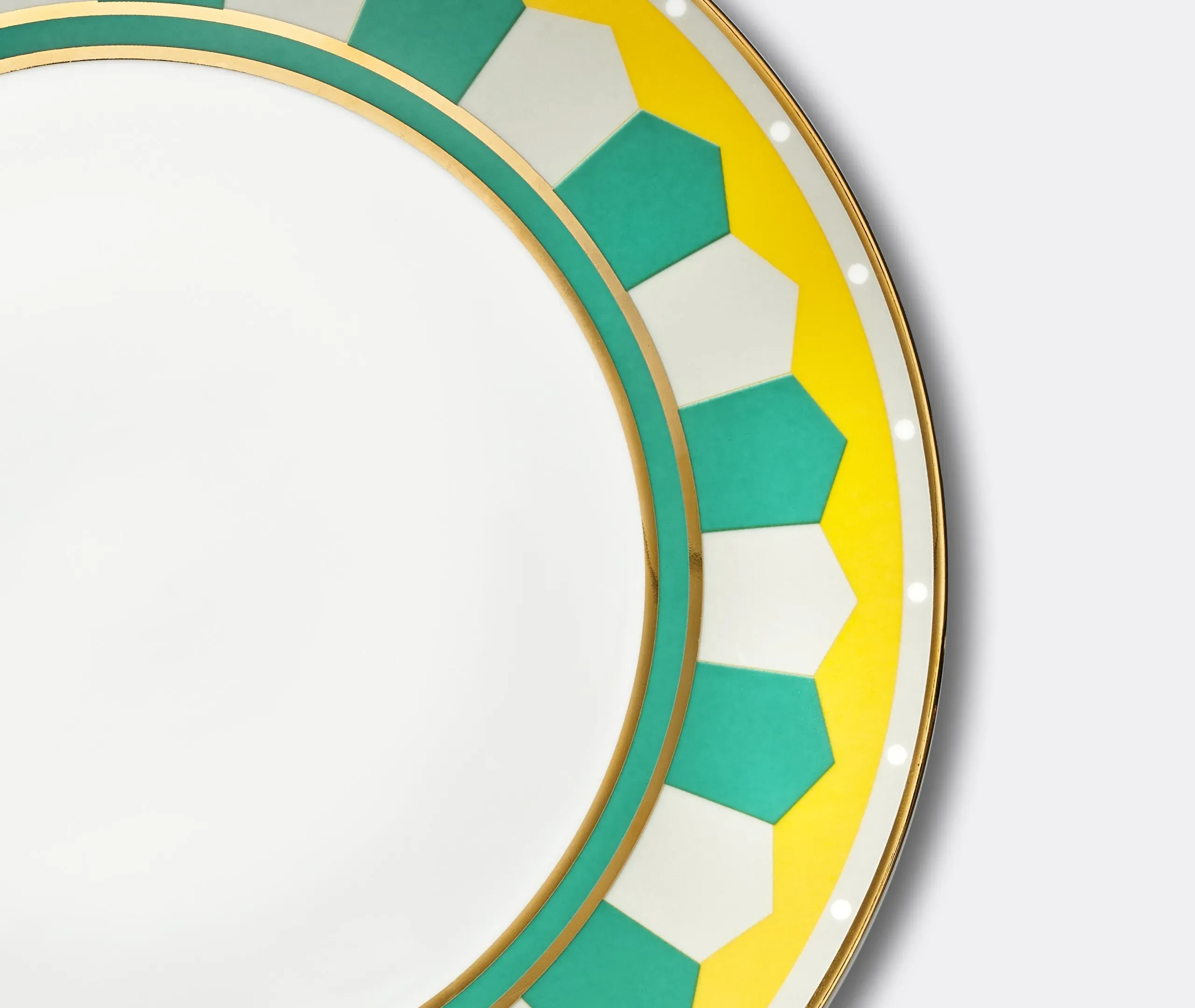 Set of 2 Dinner Plates - Multicolor, Porcelain