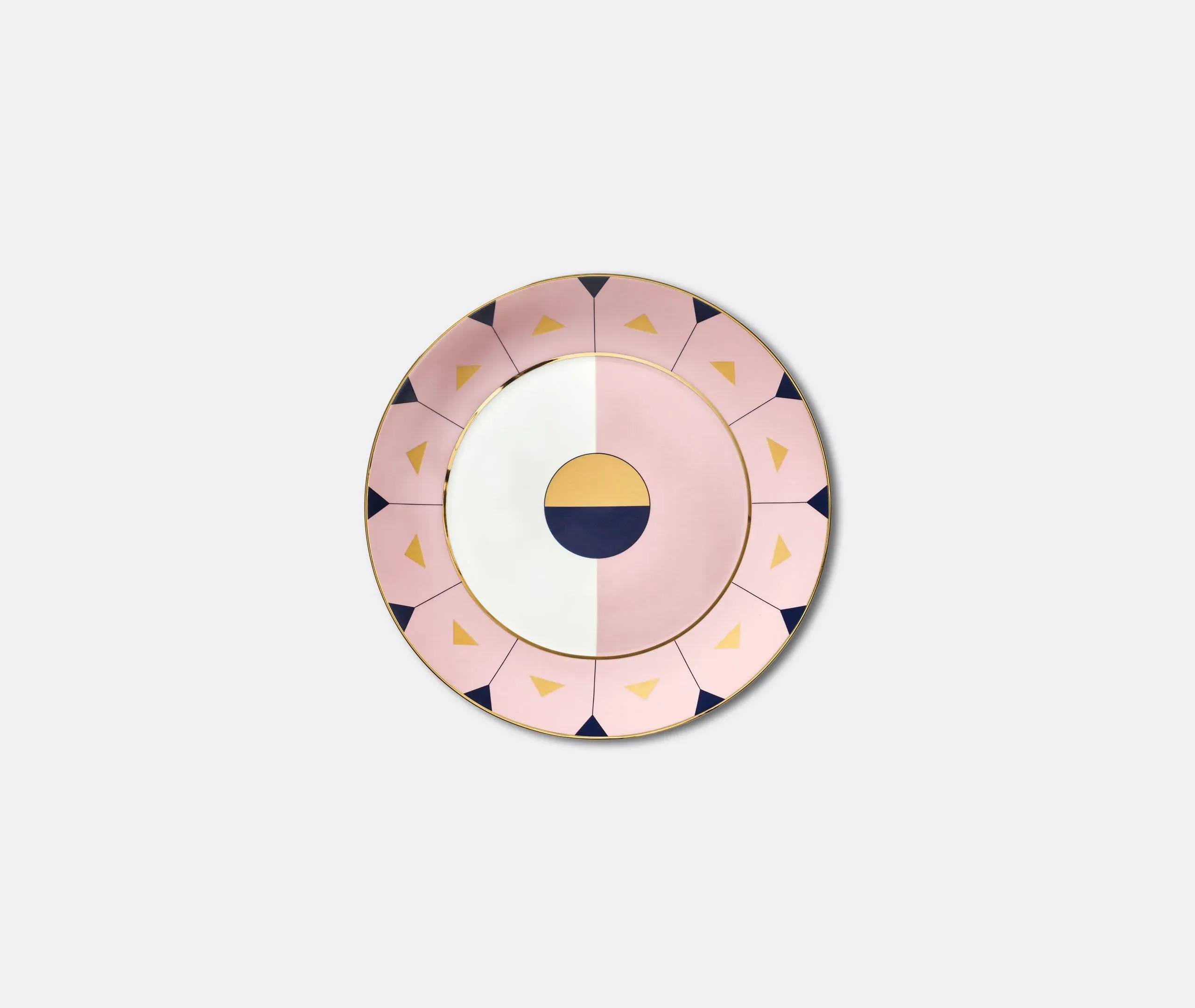Set of 2 Dinner Plates - Multicolor, Porcelain