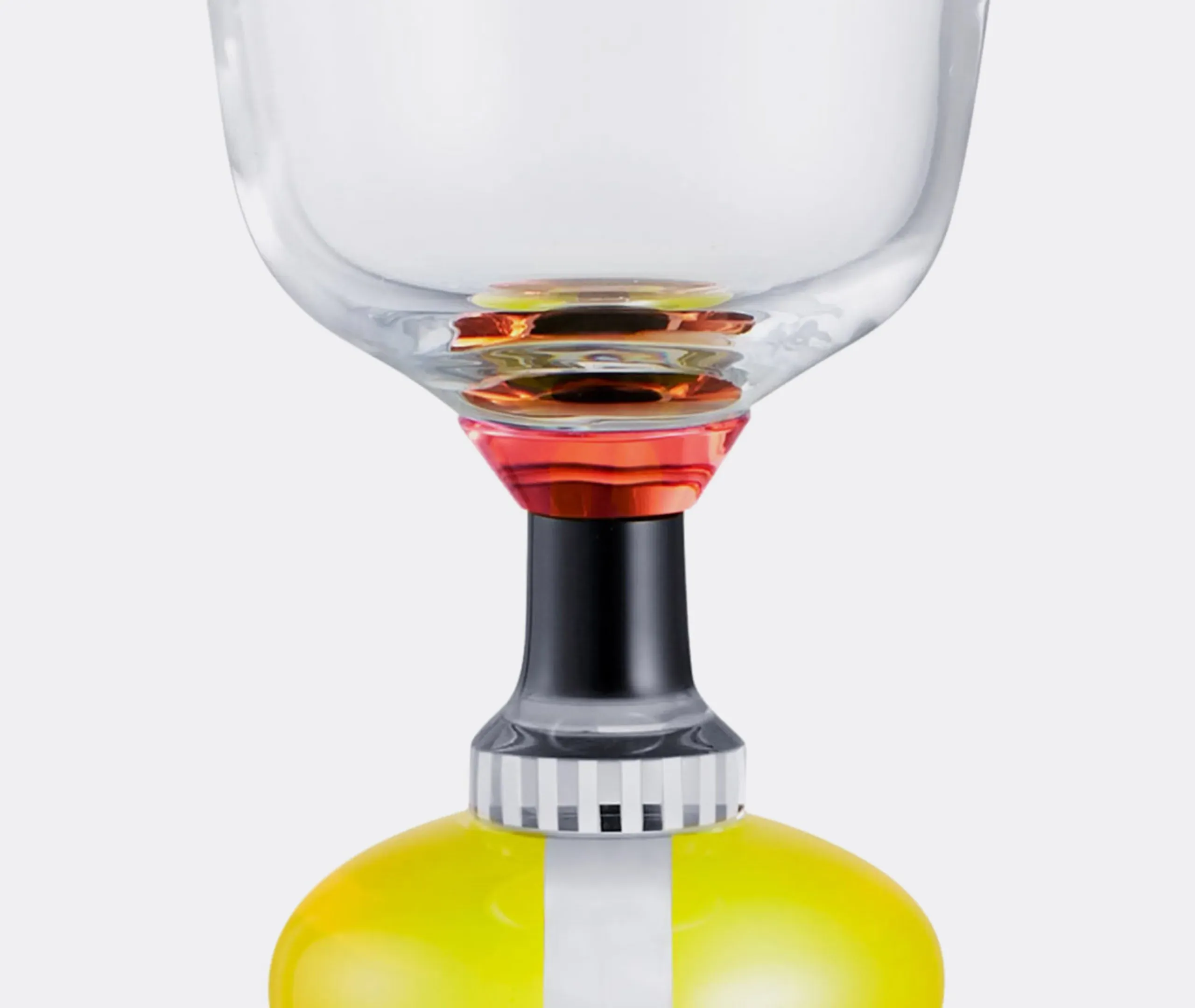 Set of 2 Short Crystal Glasses - Multicolor