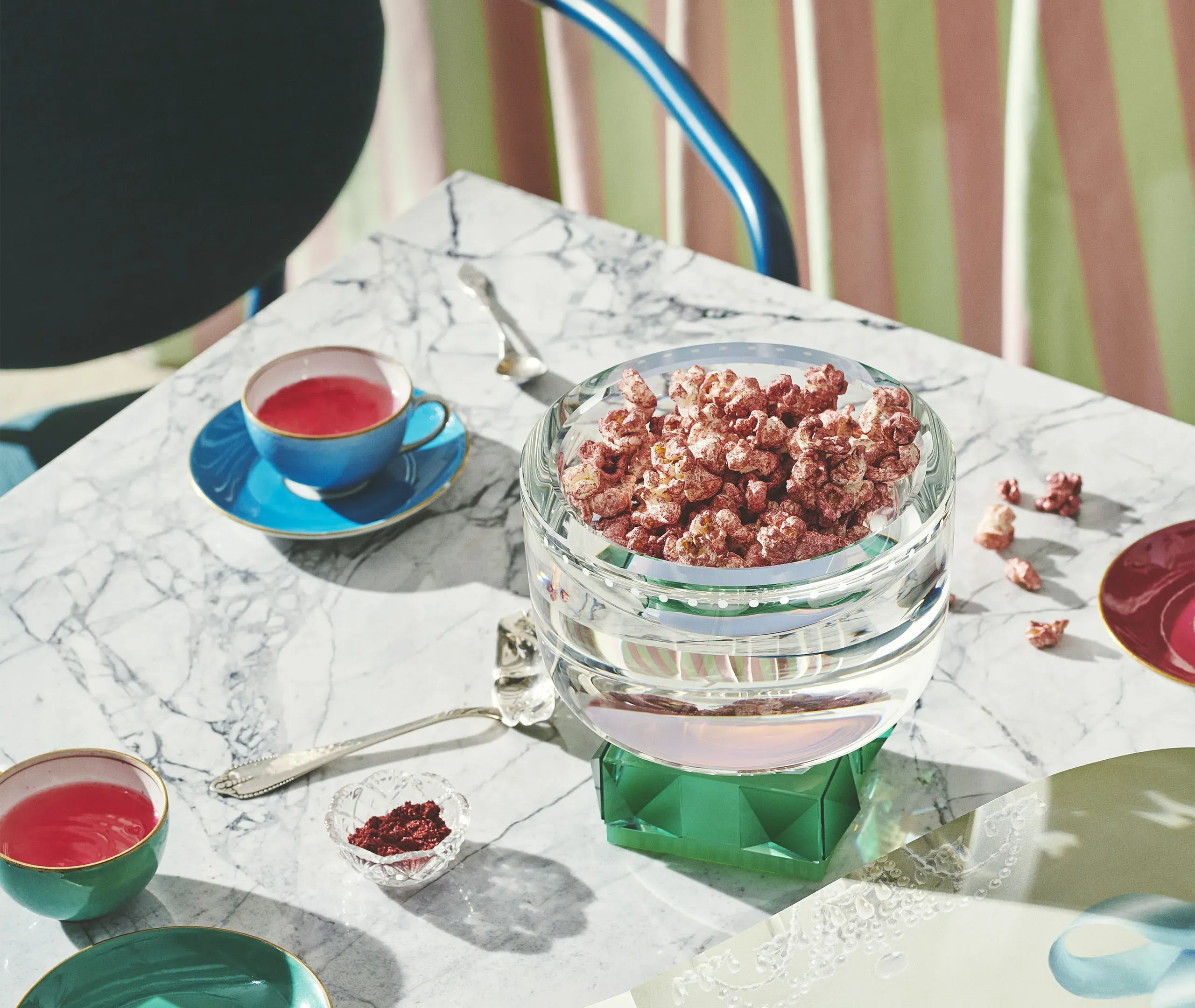 Virginia Bowl - Green, Crystal