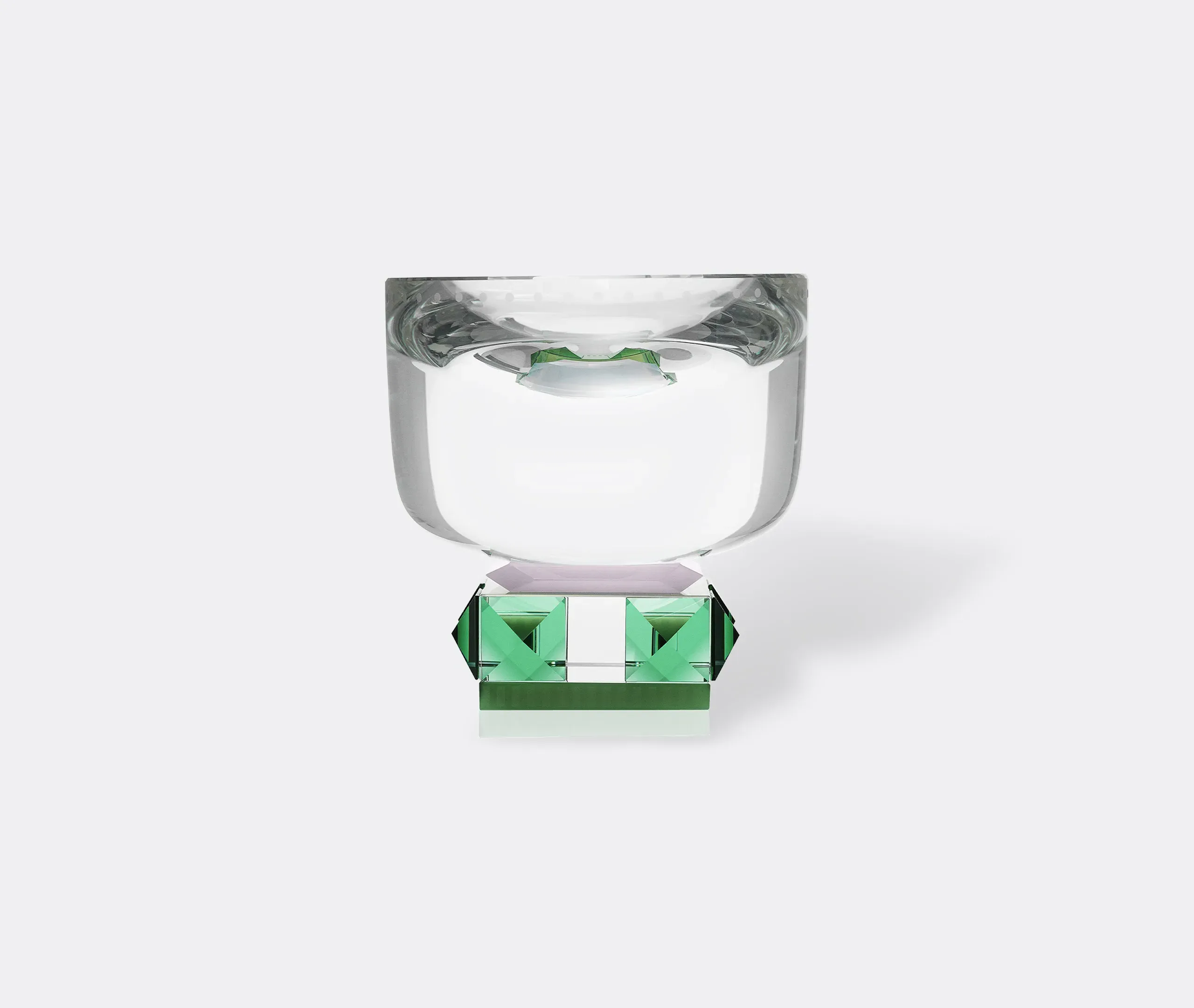 Virginia Bowl - Green, Crystal
