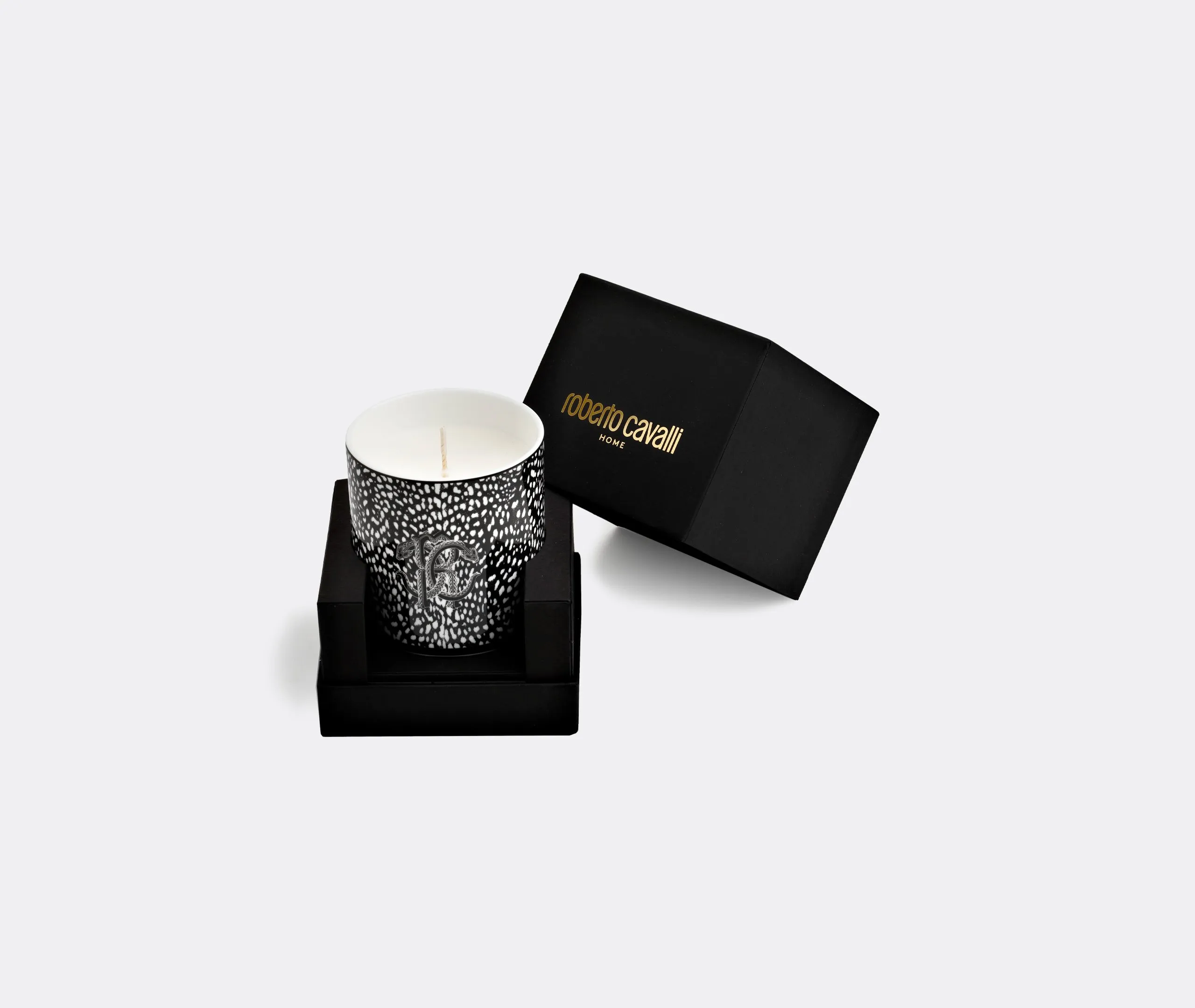 Scented Candle with Moray Print - Multicolor