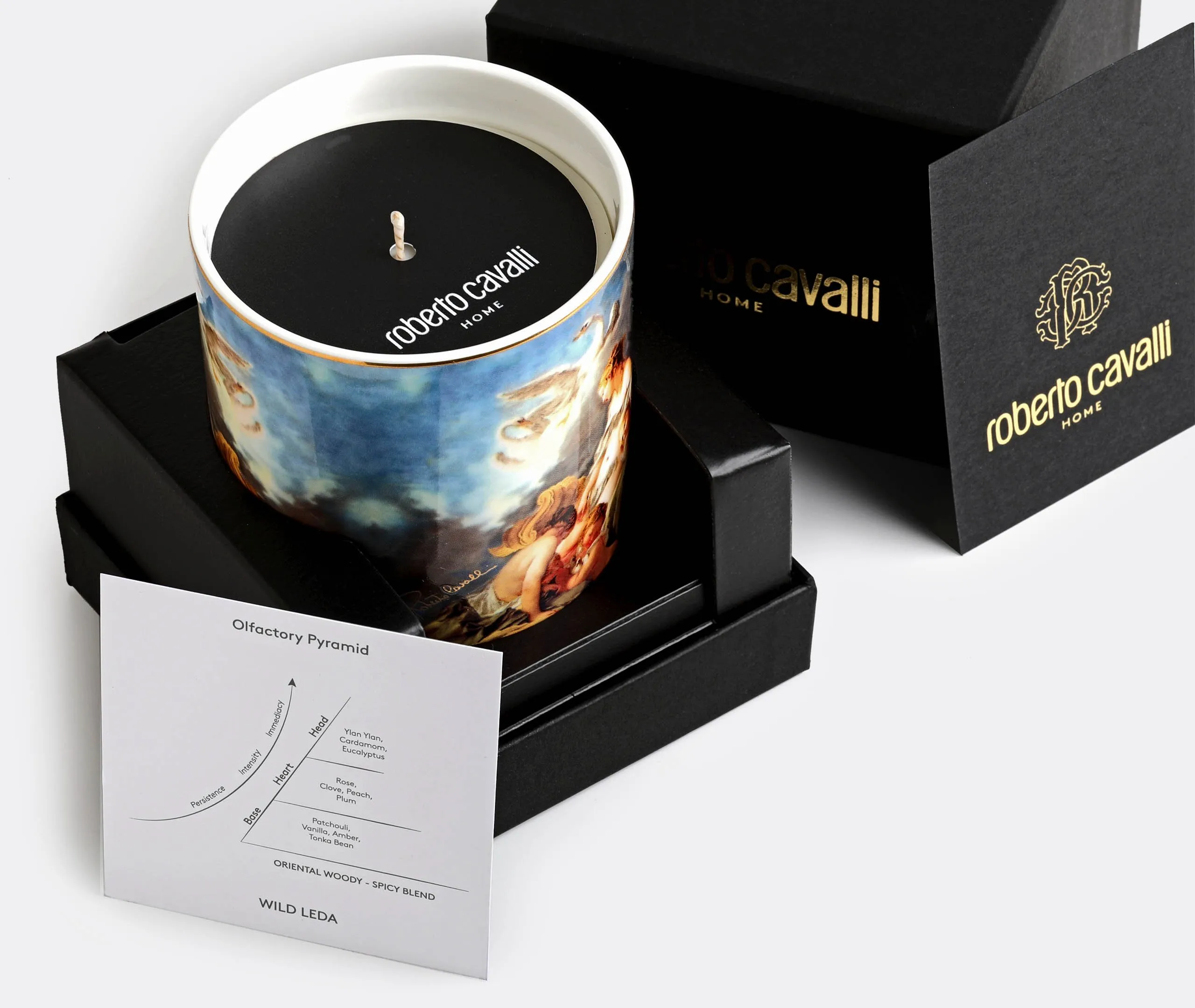 Scented Candle with Reusable Container - Multicolor