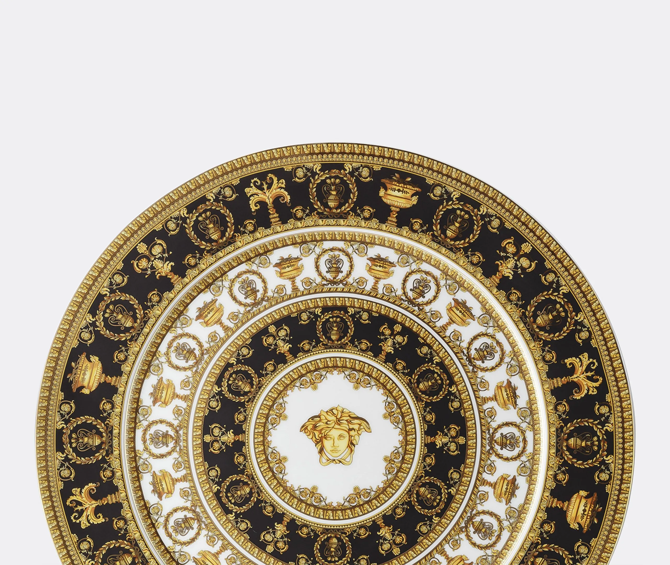 Baroque Service Plate - Multicolor, Porcelain