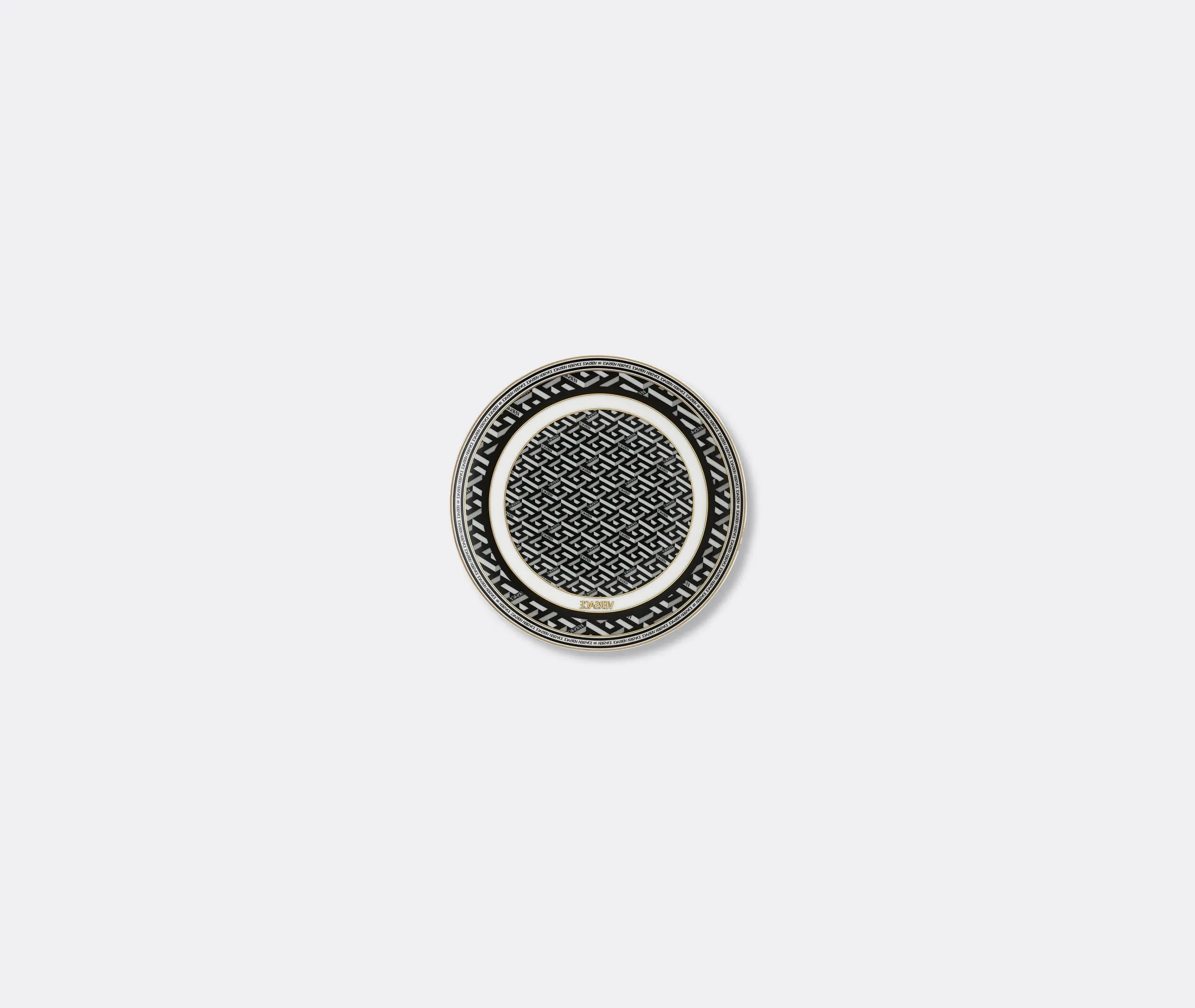 Bread Plate - Black, Porcelain