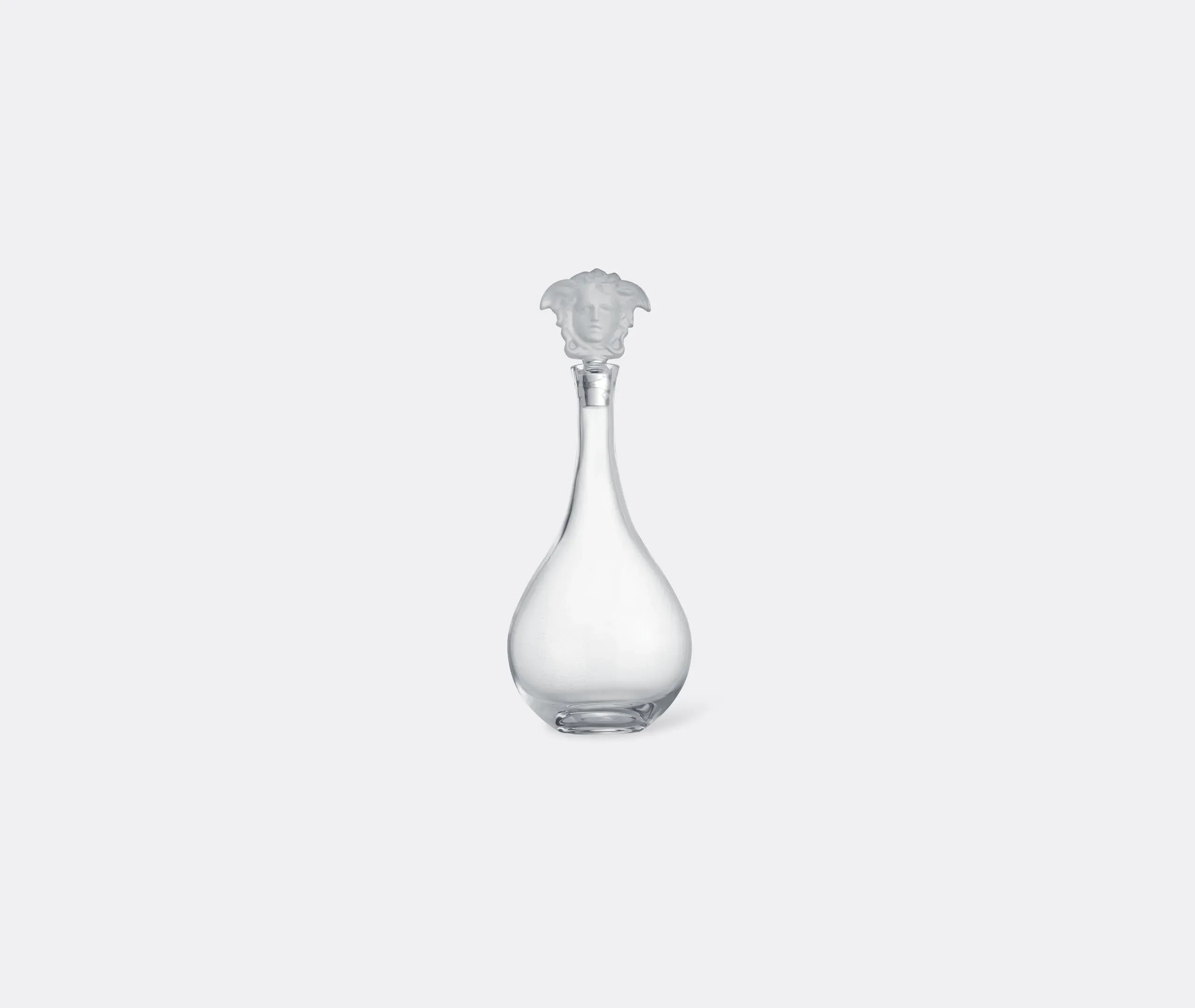 Decanter with Medusa Stopper - Clear, Glass