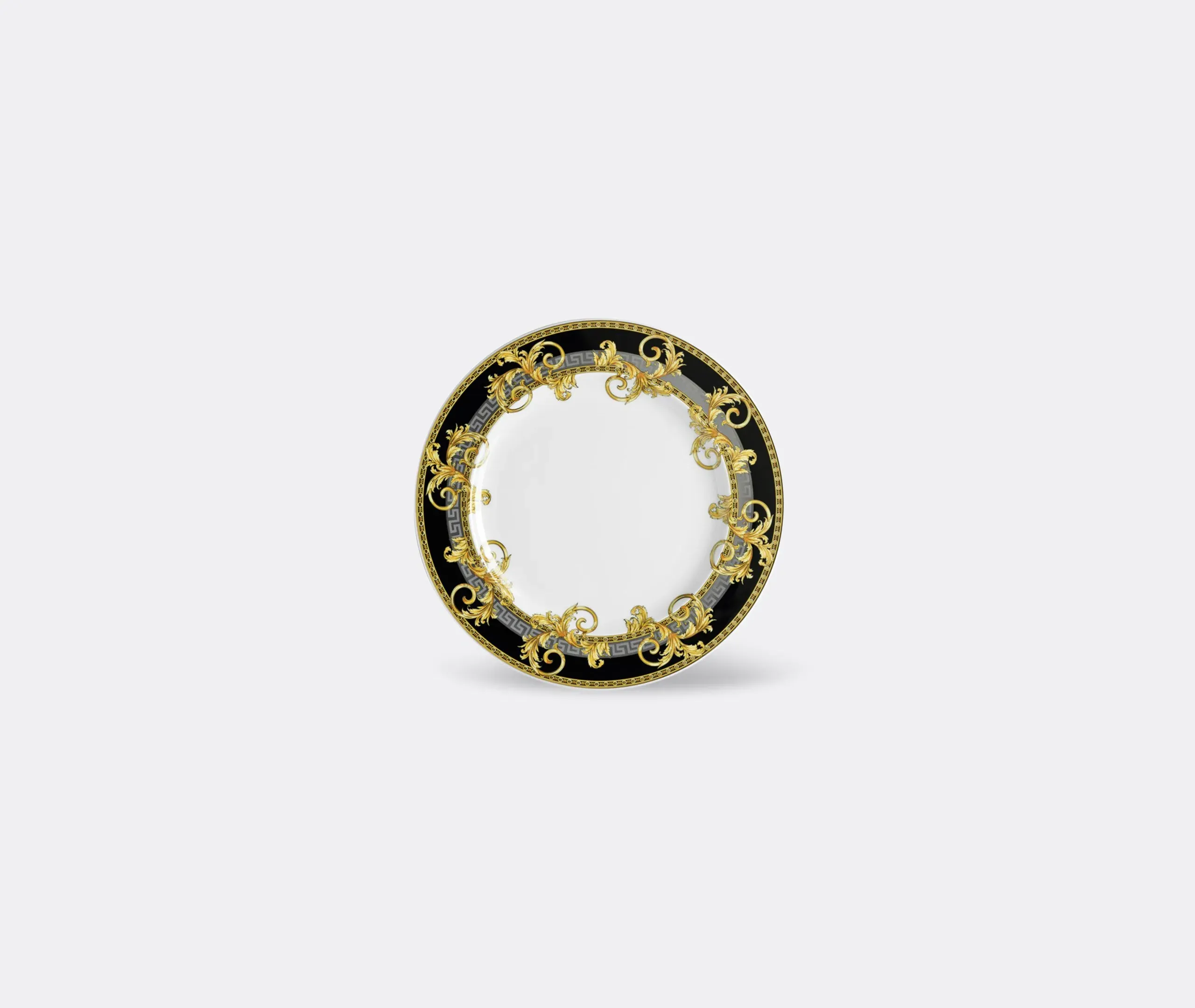 Dinner Plate Baroque Design - Multicolor, Porcelain