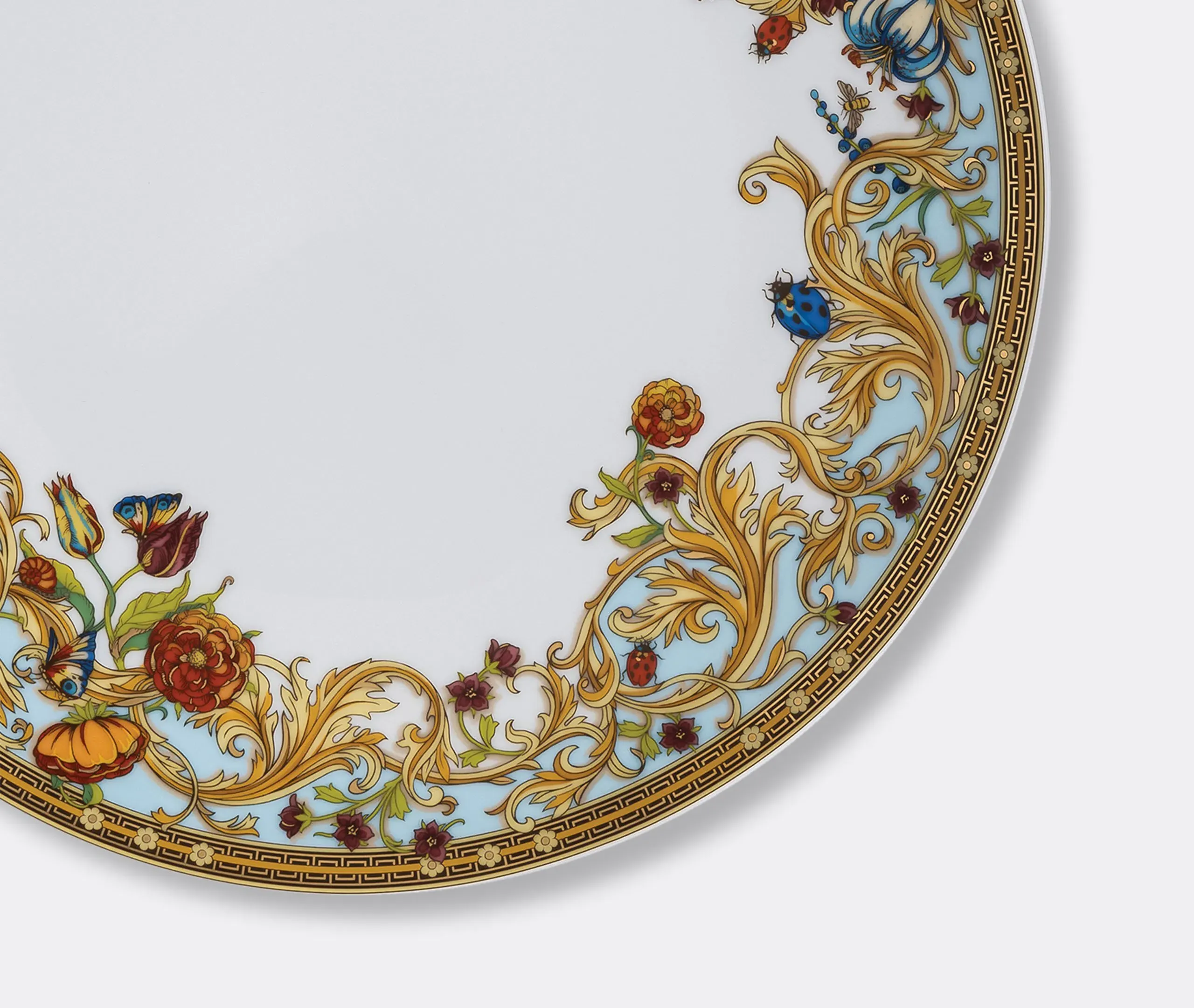 Dinner Plate Garden Design - Multicolor, Porcelain