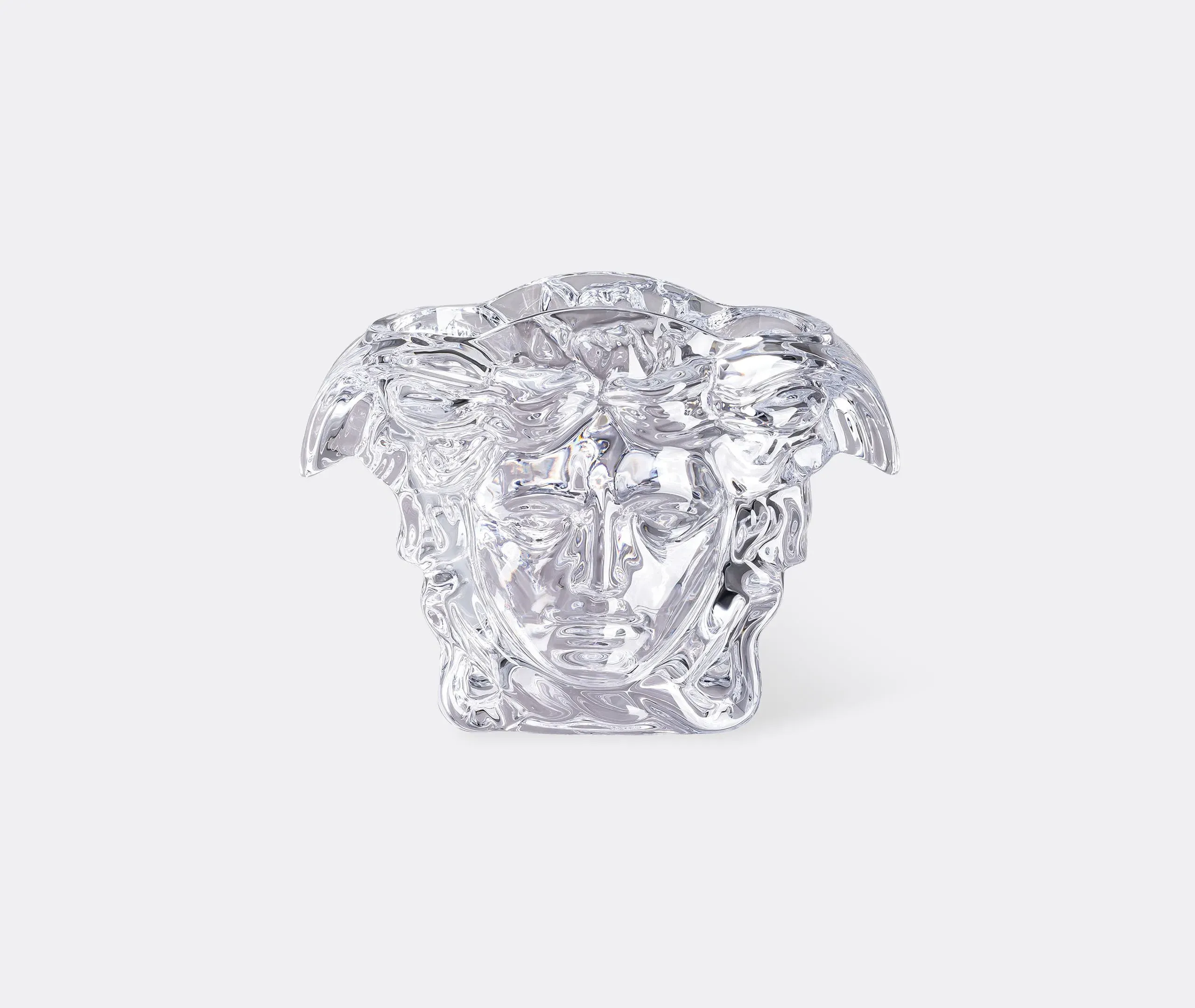 Grande Vase with Medusa Motif - Clear, Crystal image