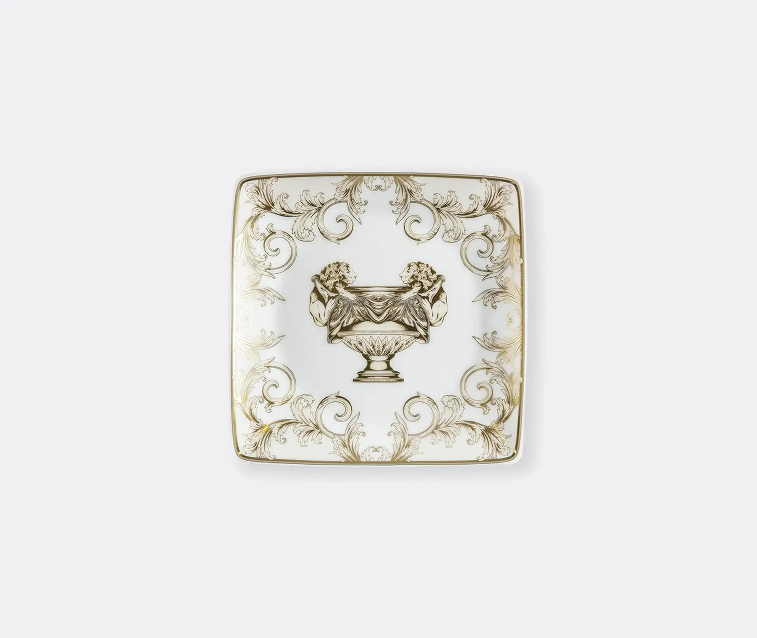 La Coupe Des Dieux Small Square Bowl - White, Porcelain product