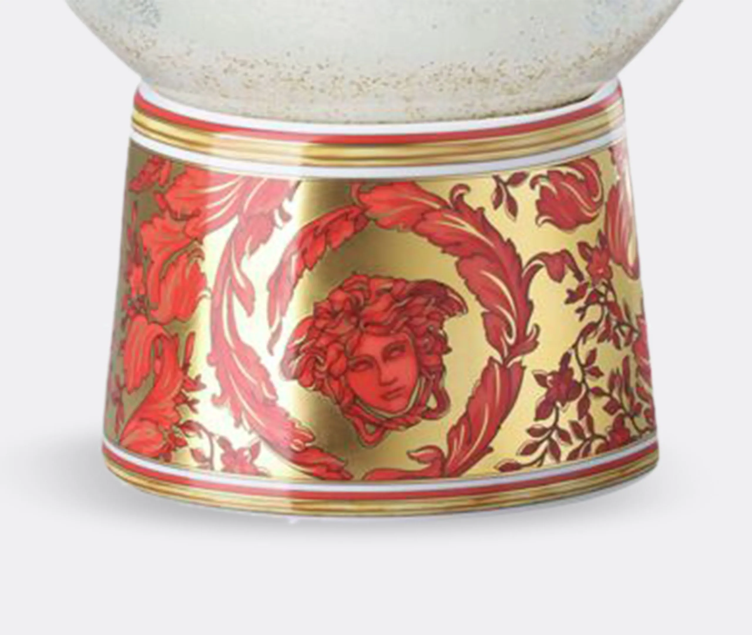 Large Snow Globe - Red, Glass