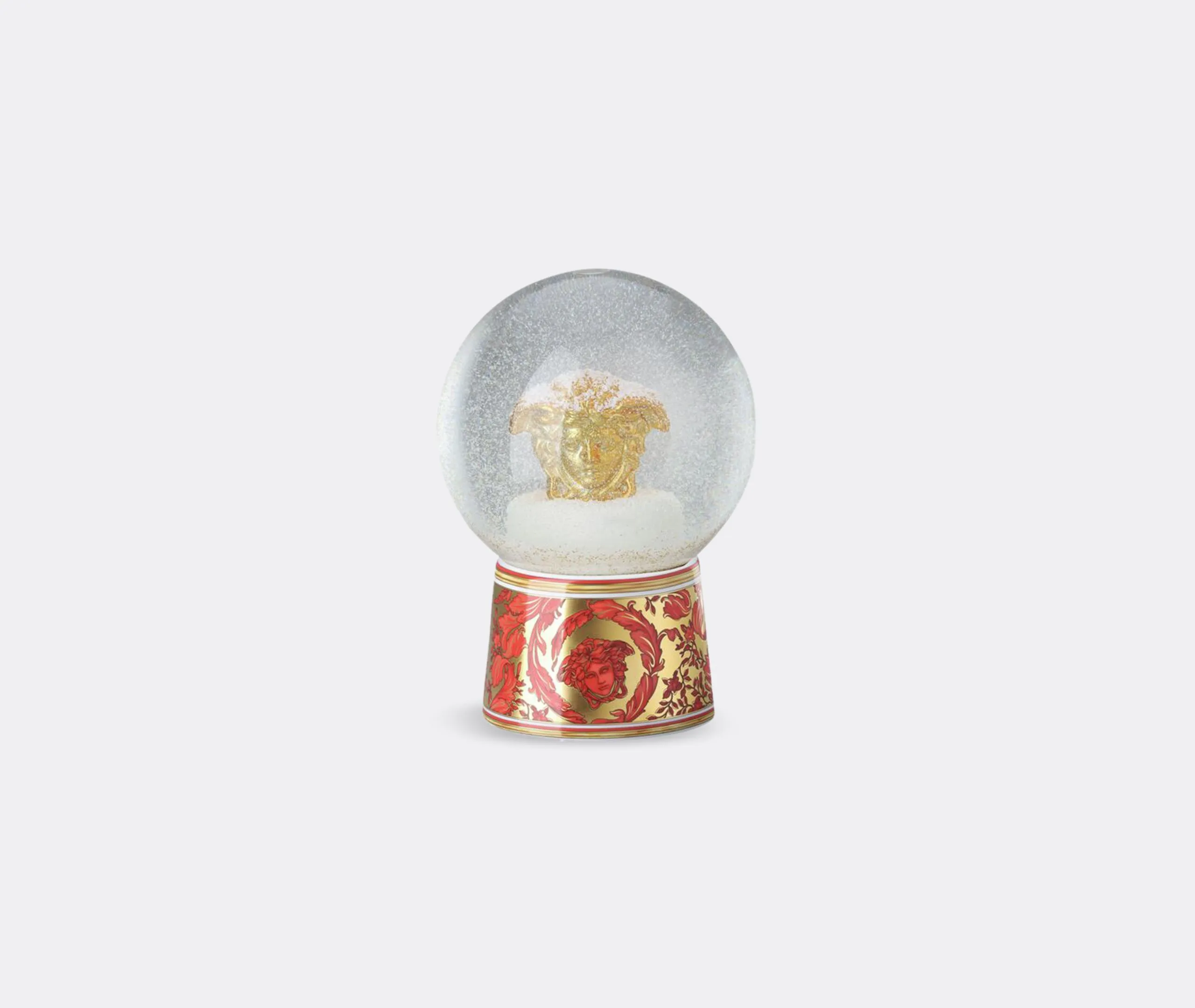 Large Snow Globe - Red, Glass