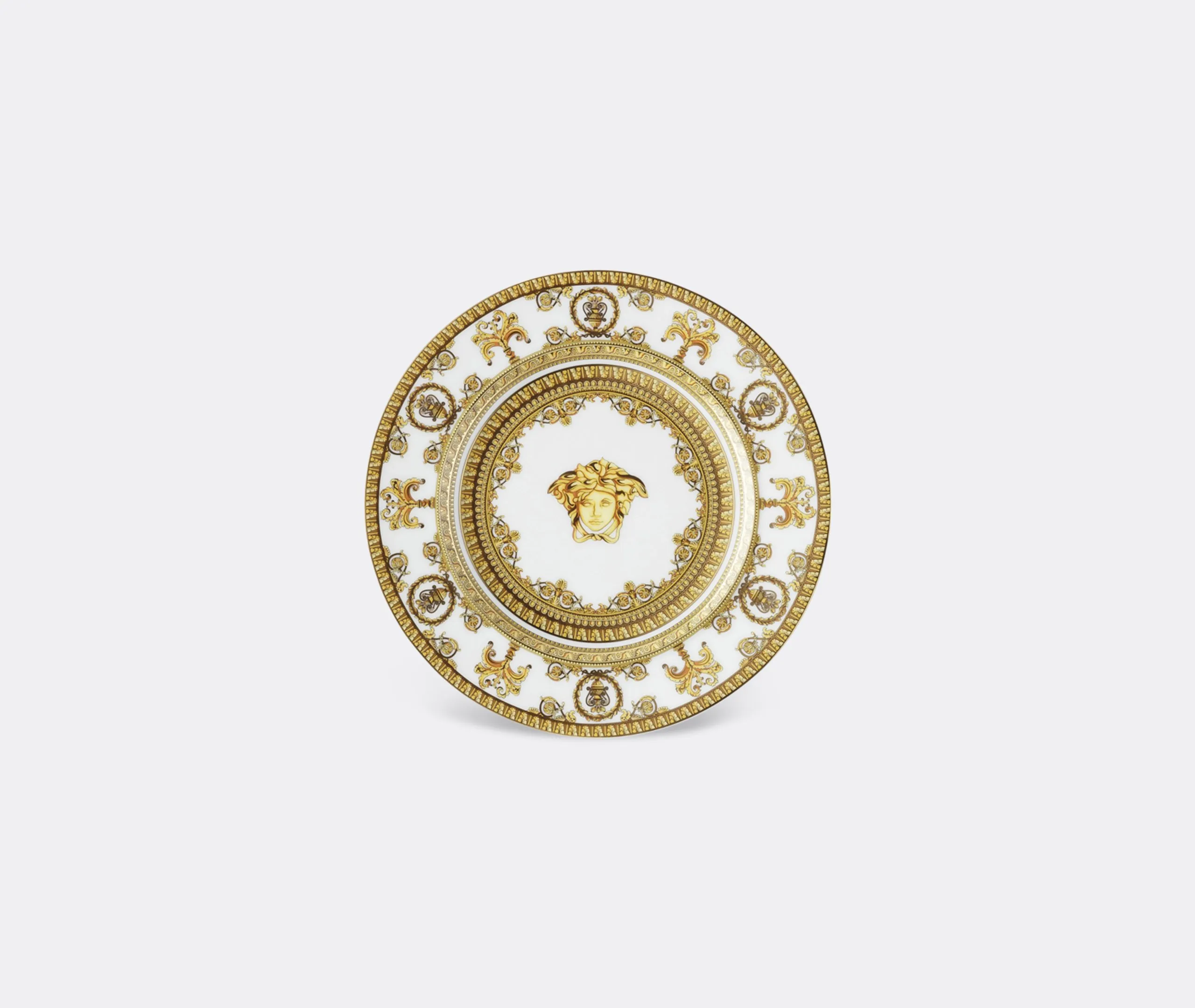 Medium Plate Baroque Design - Multicolor, Porcelain image