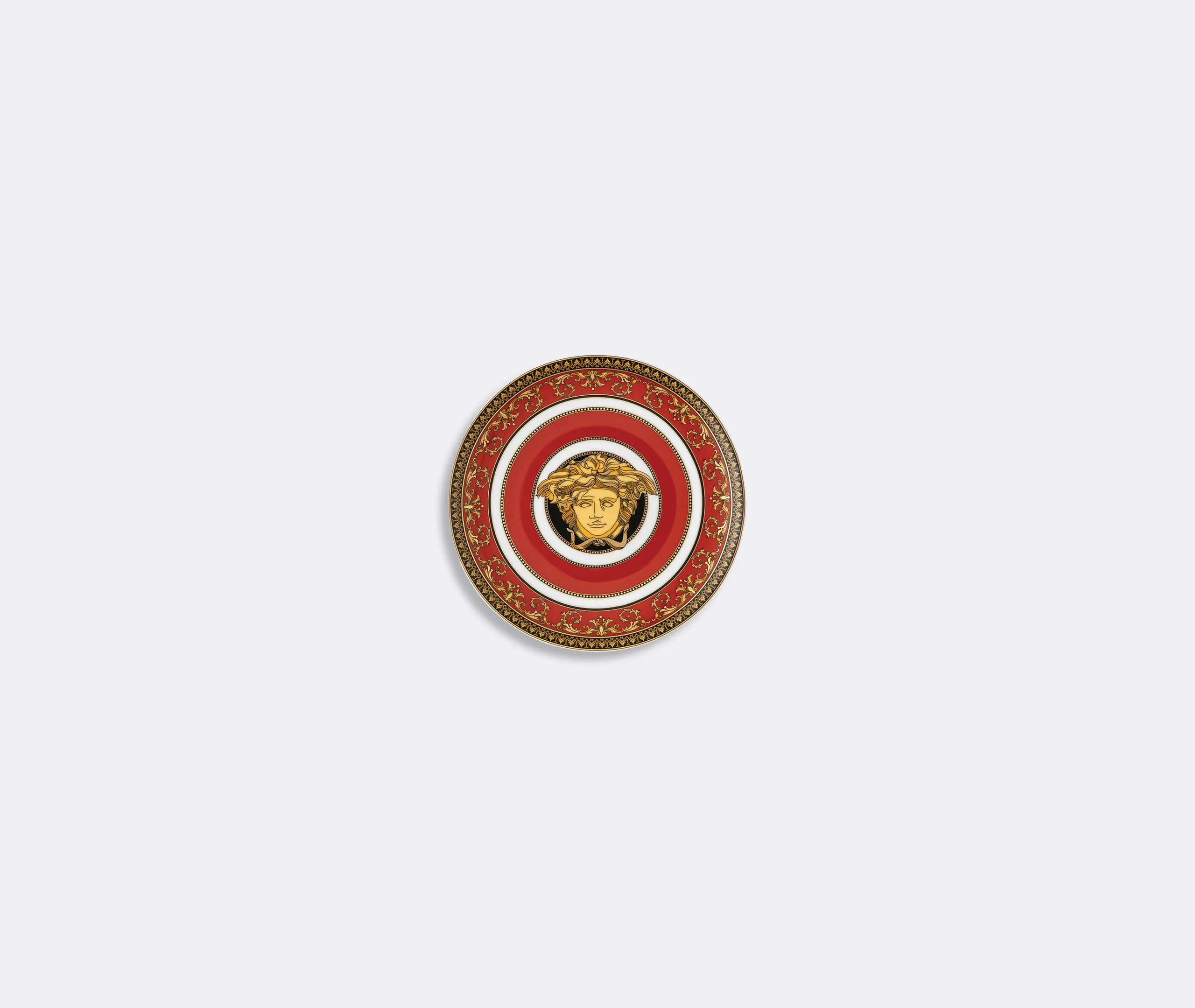 Medusa Bread Plate - Red, Porcelain product