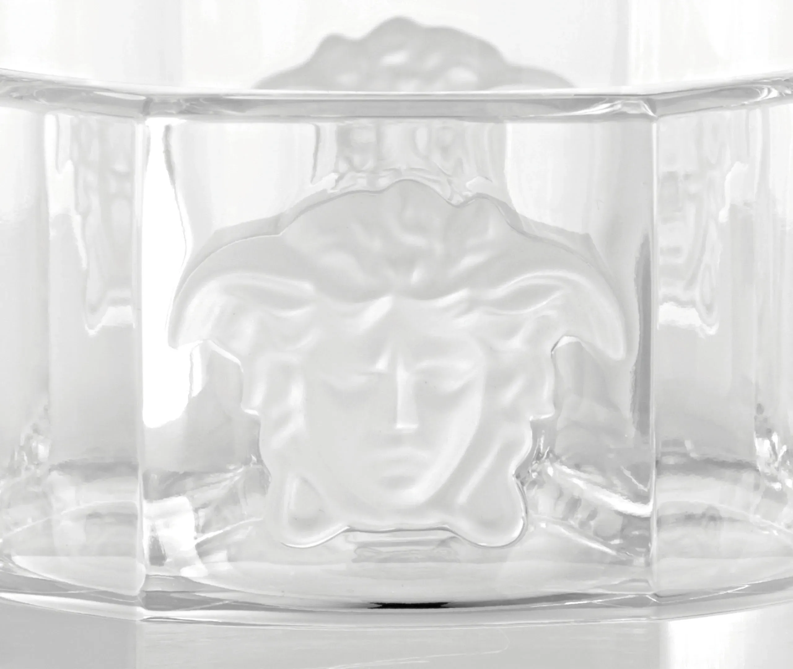 Medusa Lumiere Bottle Coaster - Clear, Glass