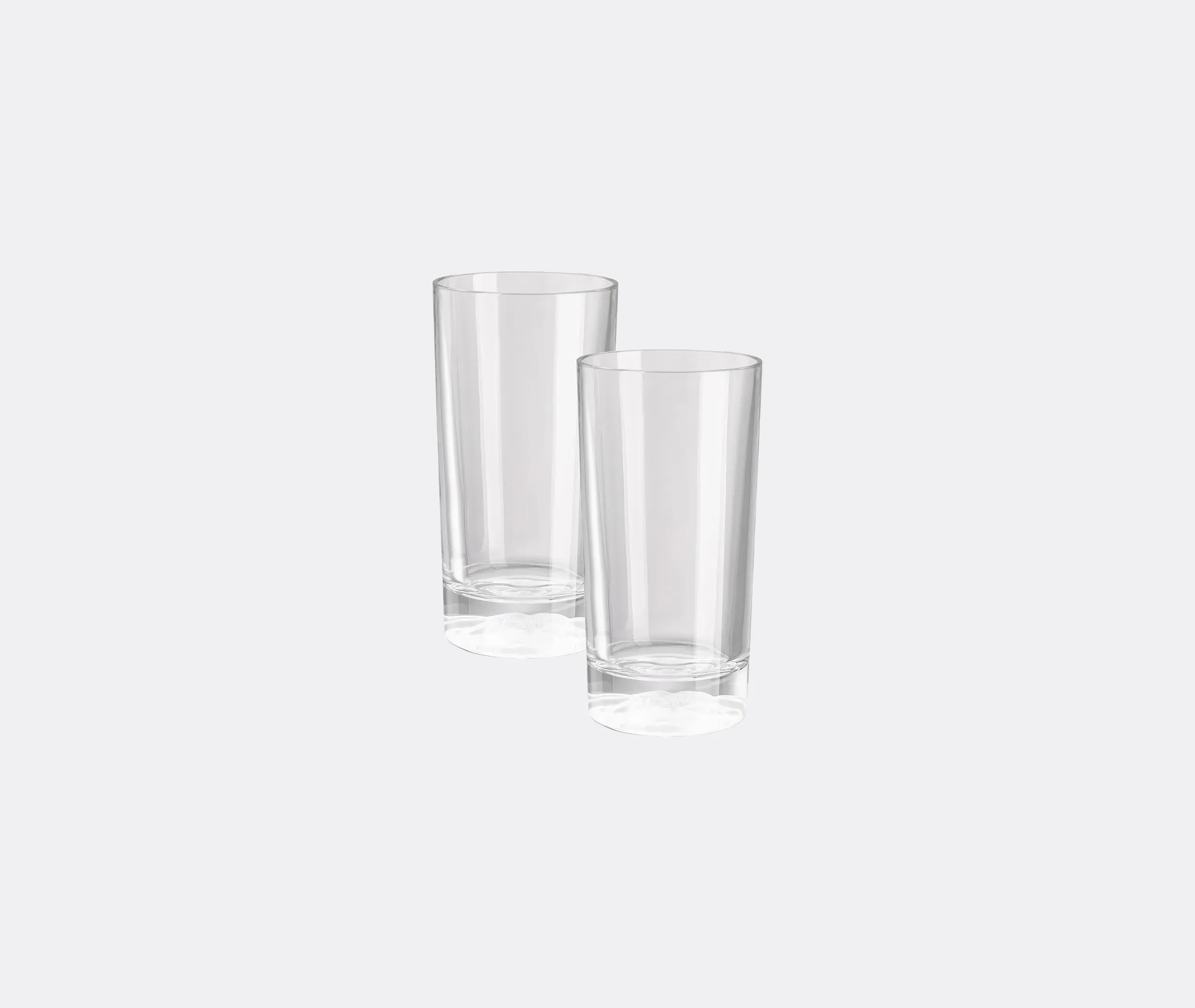 Medusa Lumière Long Drink Glass Set of Two 2nd Edition - Clear