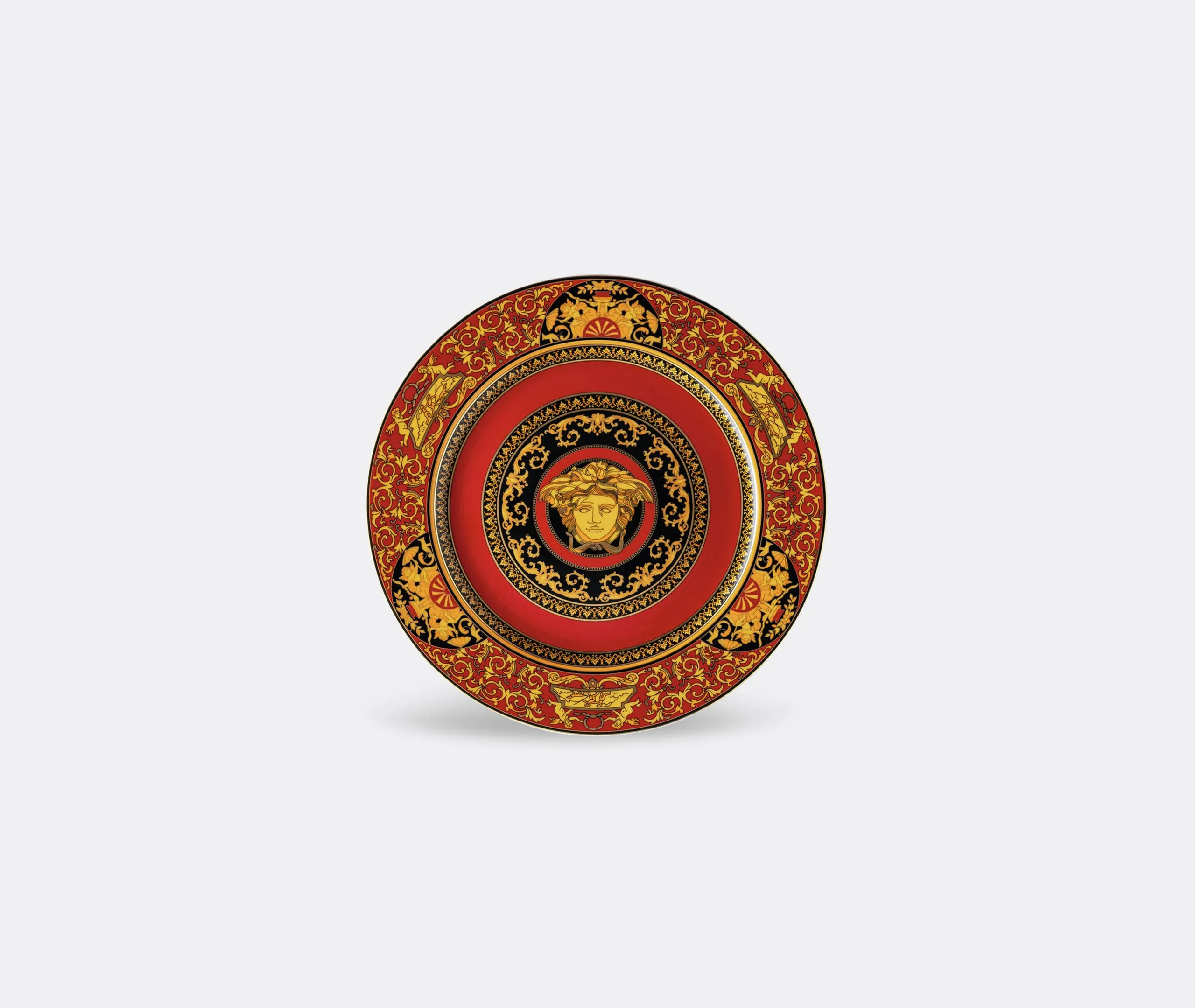Service Plate with Medusa Design - Multicolor