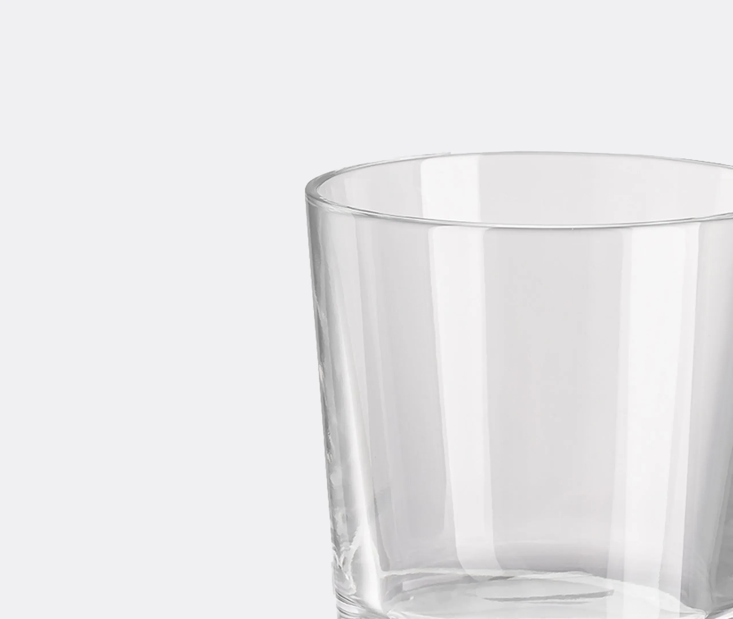 Set of 2 Tumbler Glasses - Clear, Crystal