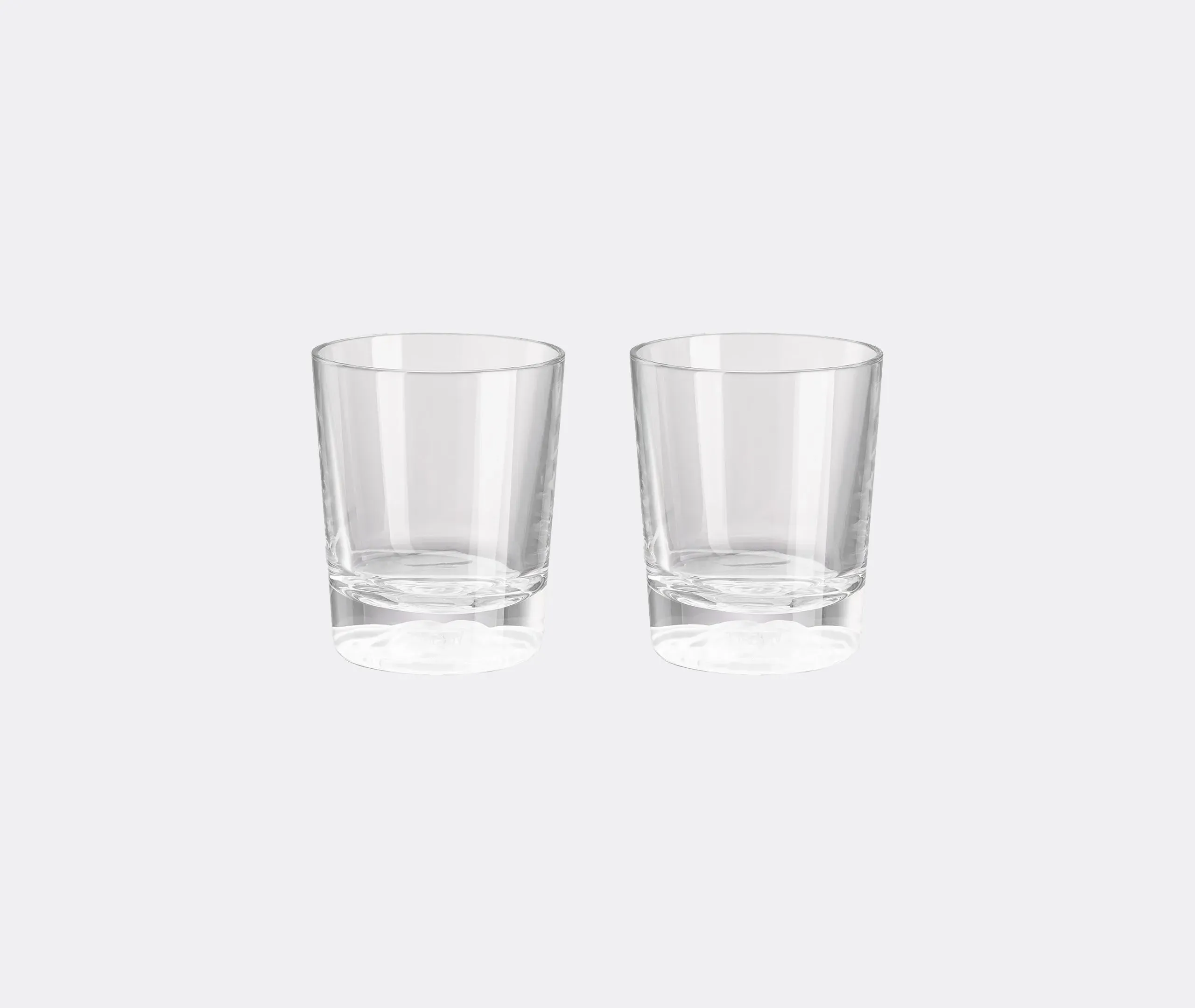 Set of 2 Tumbler Glasses - Clear, Crystal