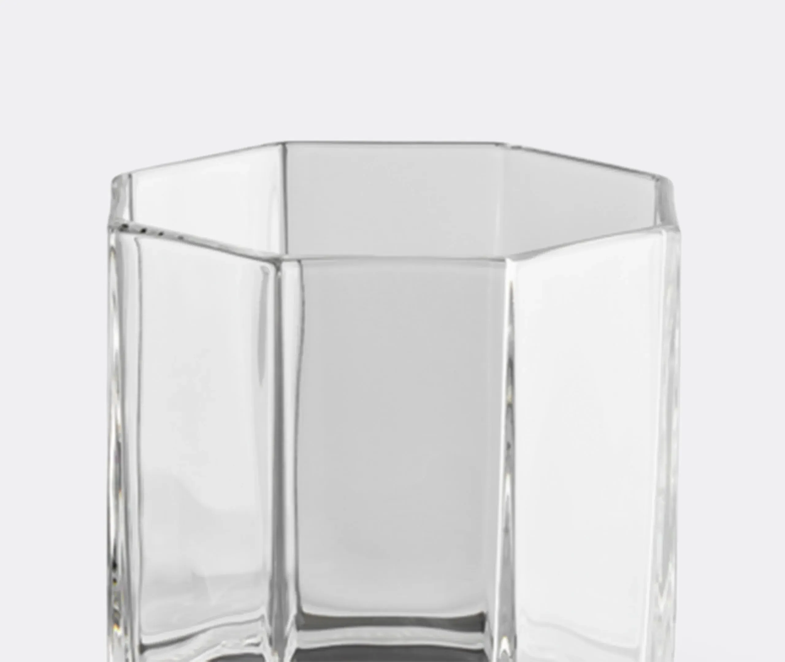 Set of 2 Whisky Glasses - Transparent, Glass