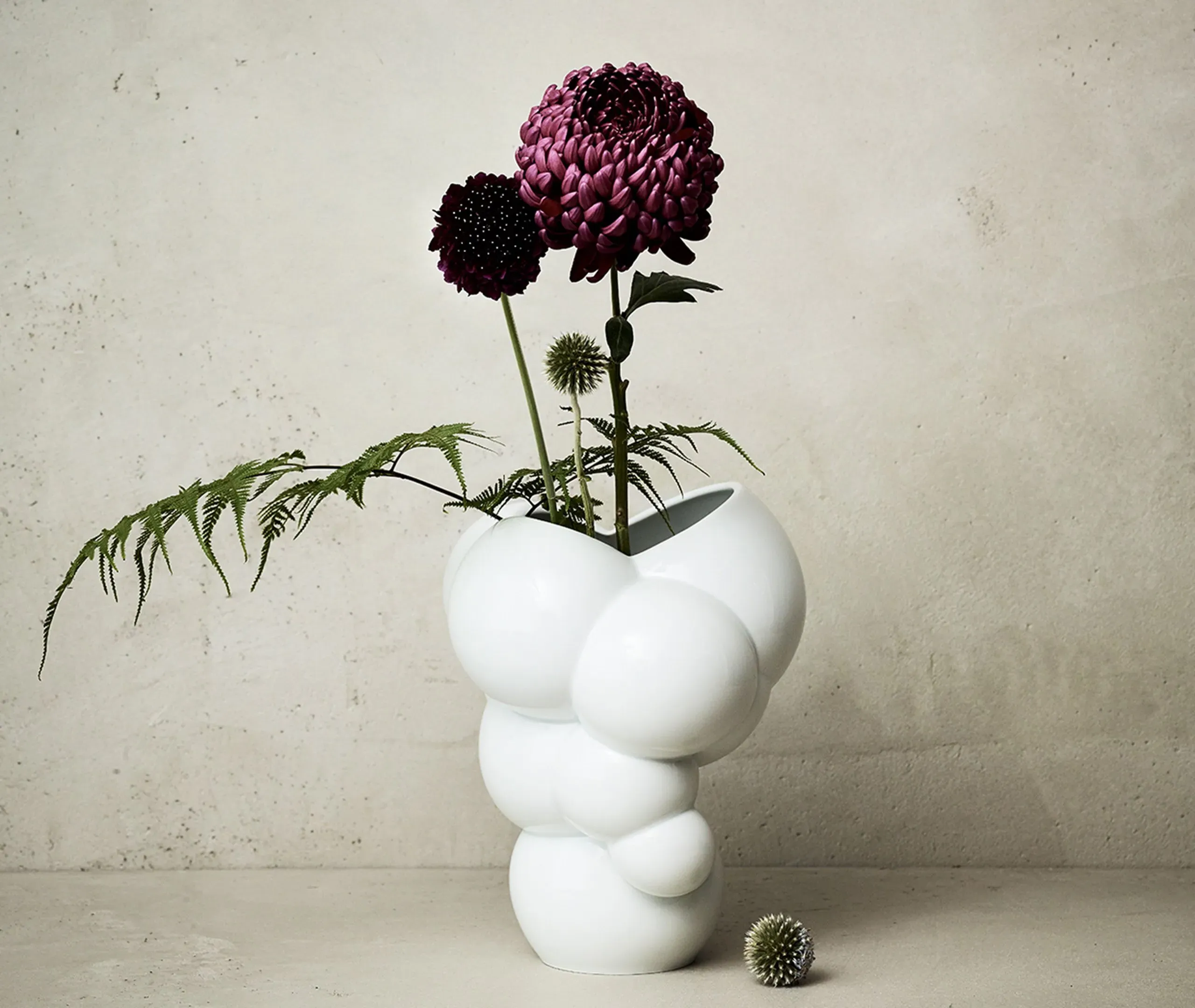 Skum Vase - White, Porcelain