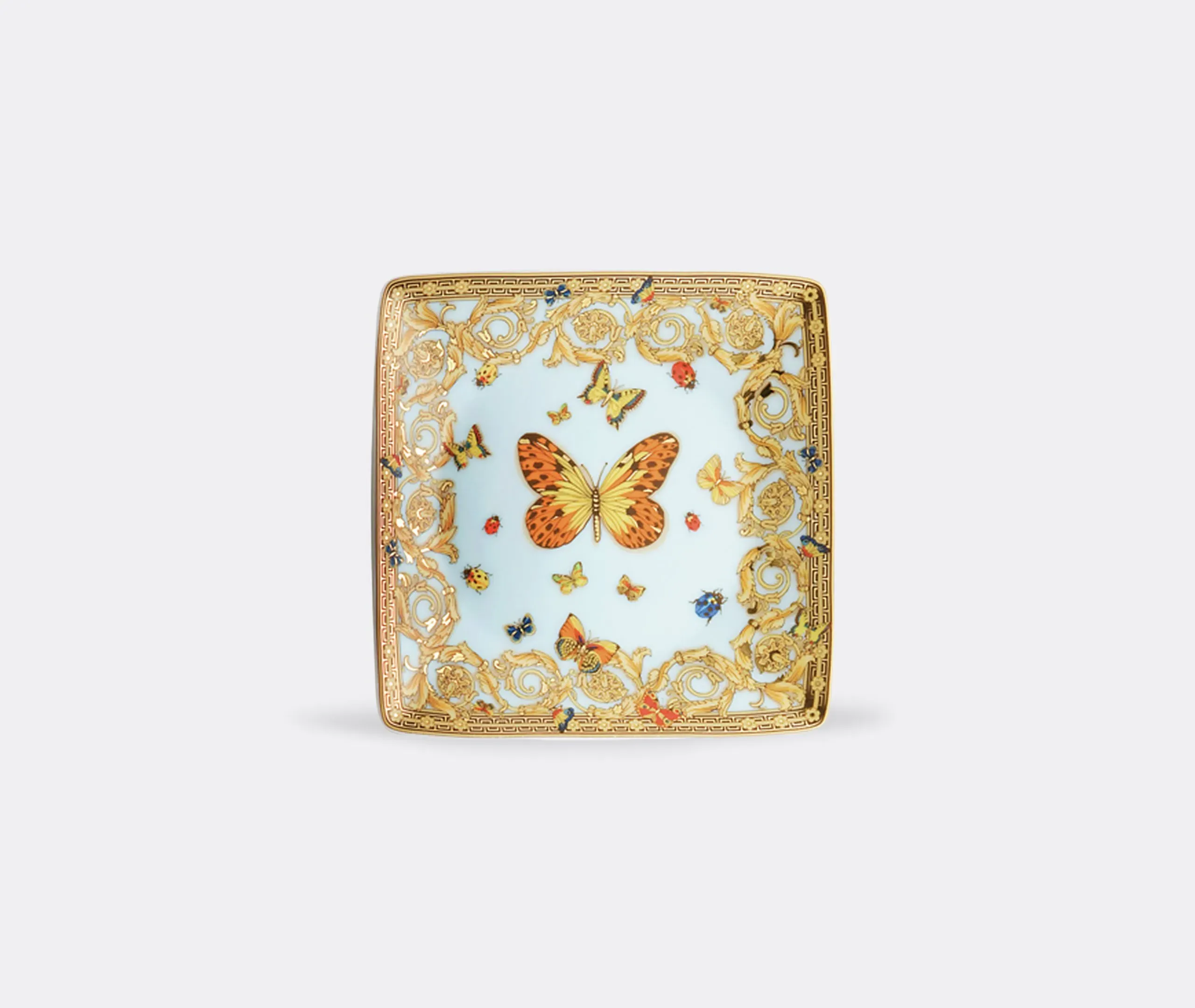 Square Bowl Garden Design - Multicolor, Porcelain image