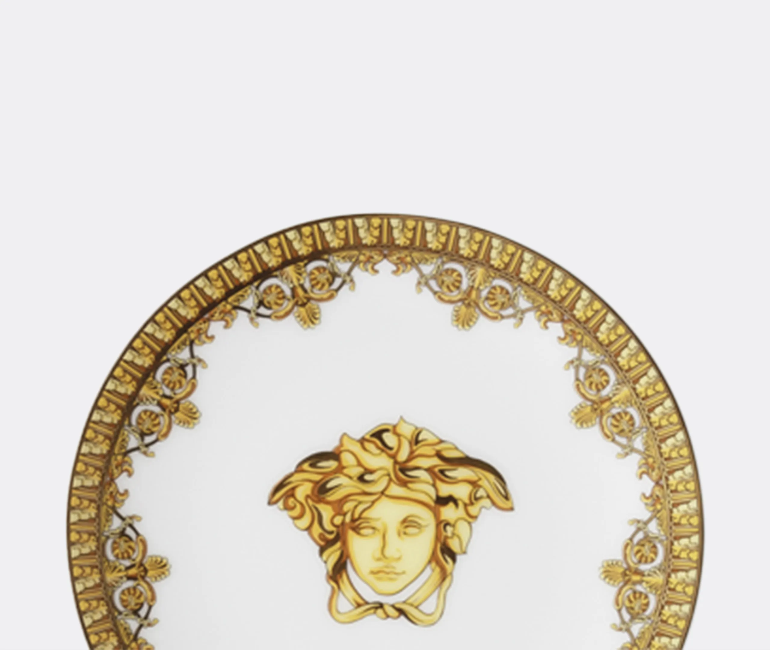 Versace I Heart Baroque Small Plate - Gold, Porcelain alternate view