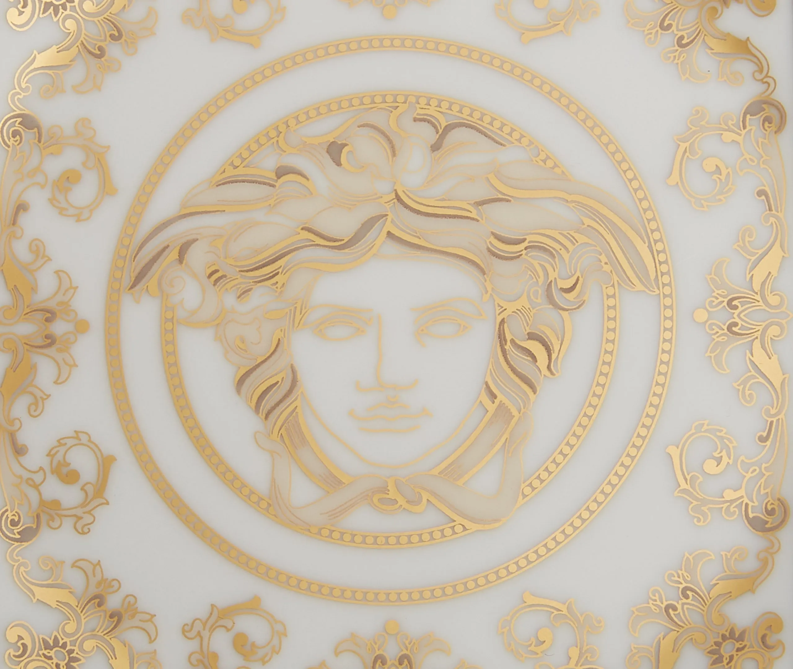 Versace Medusa Gala Square Bowl - White, Porcelain